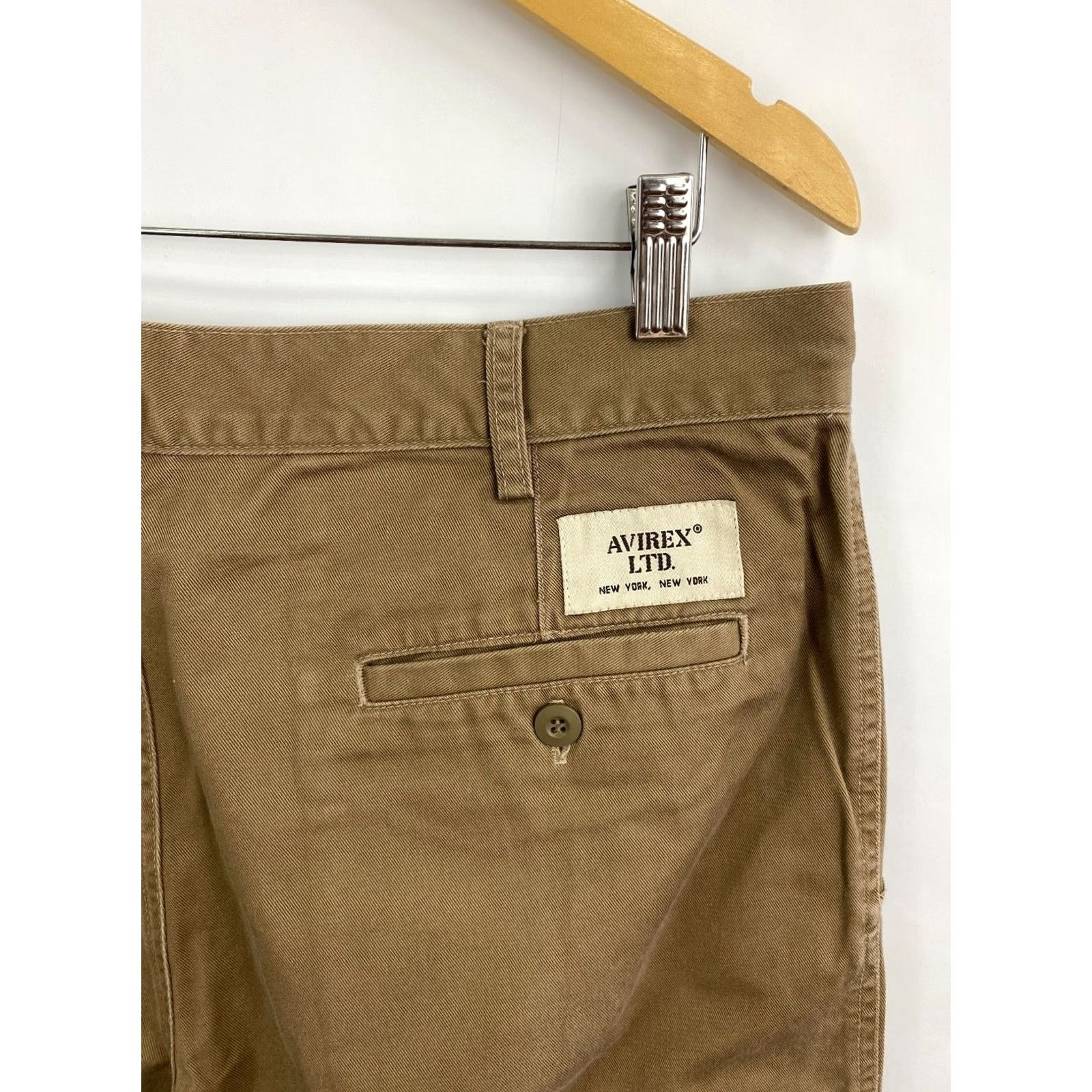 Avirex VINTAGE Avirex Cargo Pants Men 34 Brown Military Tactical Rare Y2K Brown Cargo Pants Mens 34 Vintage 90s 00s Size US 34 / EU 50 - 5 Thumbnail
