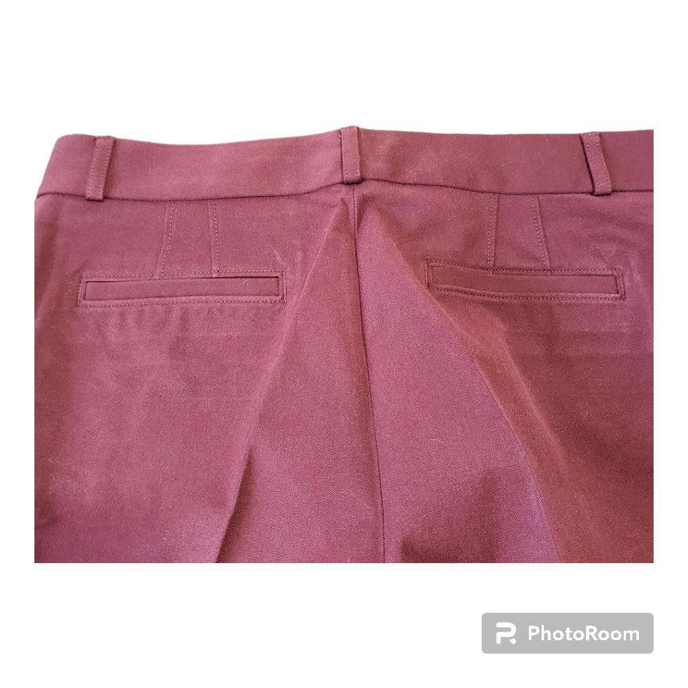 Banana Republic CT716a Banana Republic Burgundy Ladies Sloan Fit Pant 12L Size 34" / US 12 / IT 48 - 5 Thumbnail