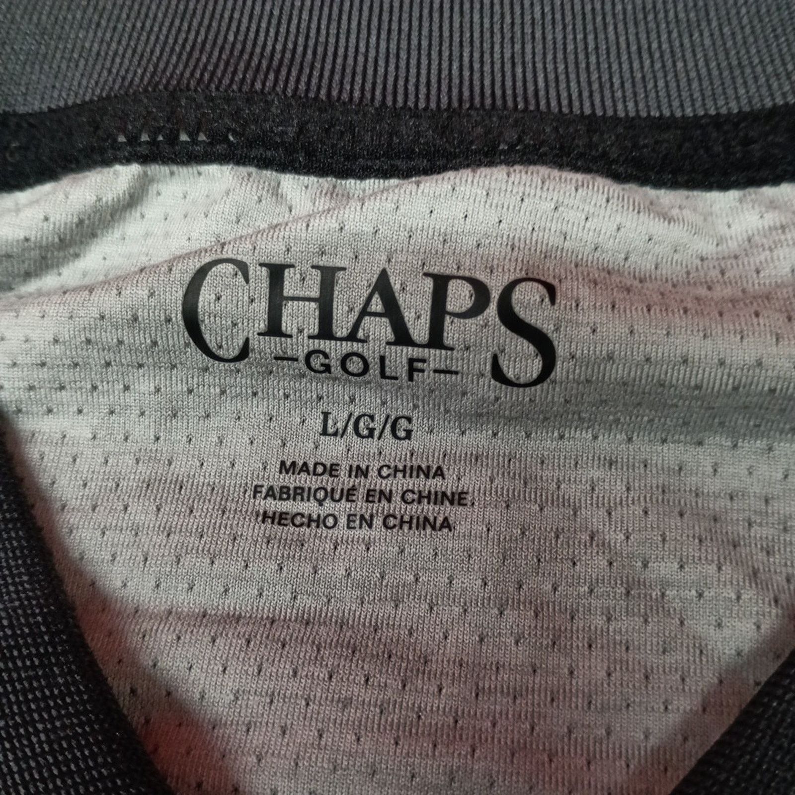Chaps Chaps Golf Core Polo Shirt Men's L Black Onyx 4-Way Stretch Size US L / EU 52-54 / 3 - 3 Thumbnail