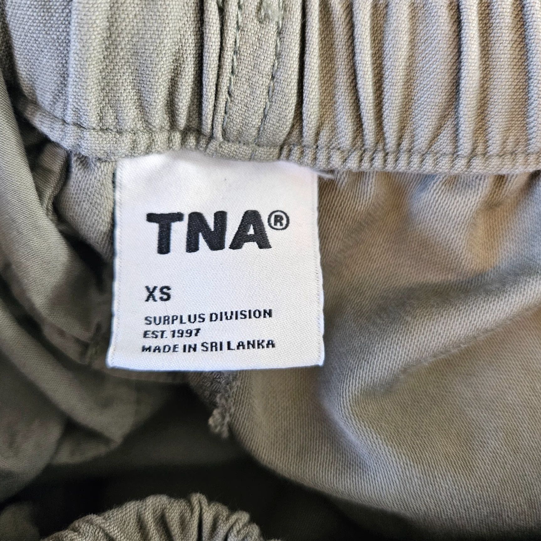 TNA TNA Womens Cache Cargo Pants XS Green Cotton Mid Rise Pants Womens XS Green Cargo TNA Cache Modern Casual Size 26" / US 2 / IT 38 - 7 Thumbnail