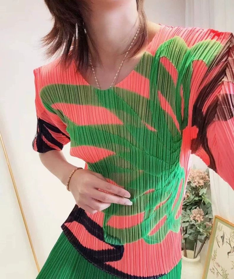 Issey Miyake issey miyake size:3 Patchwork style long dress 2505-Nextar Size XXS / US 00 / IT 34 - 2 Thumbnail