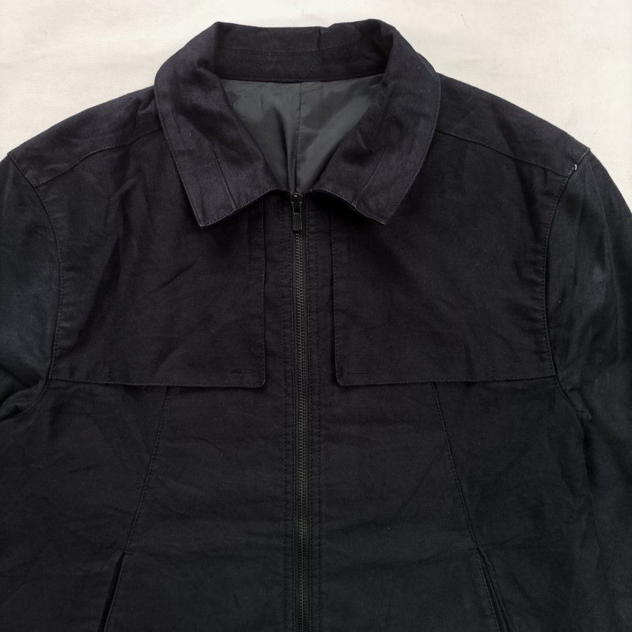 Black Barrett blackbarrett by neil barrett work canvas suede jacket sample Size US M / EU 48-50 / 2 - 3 Thumbnail