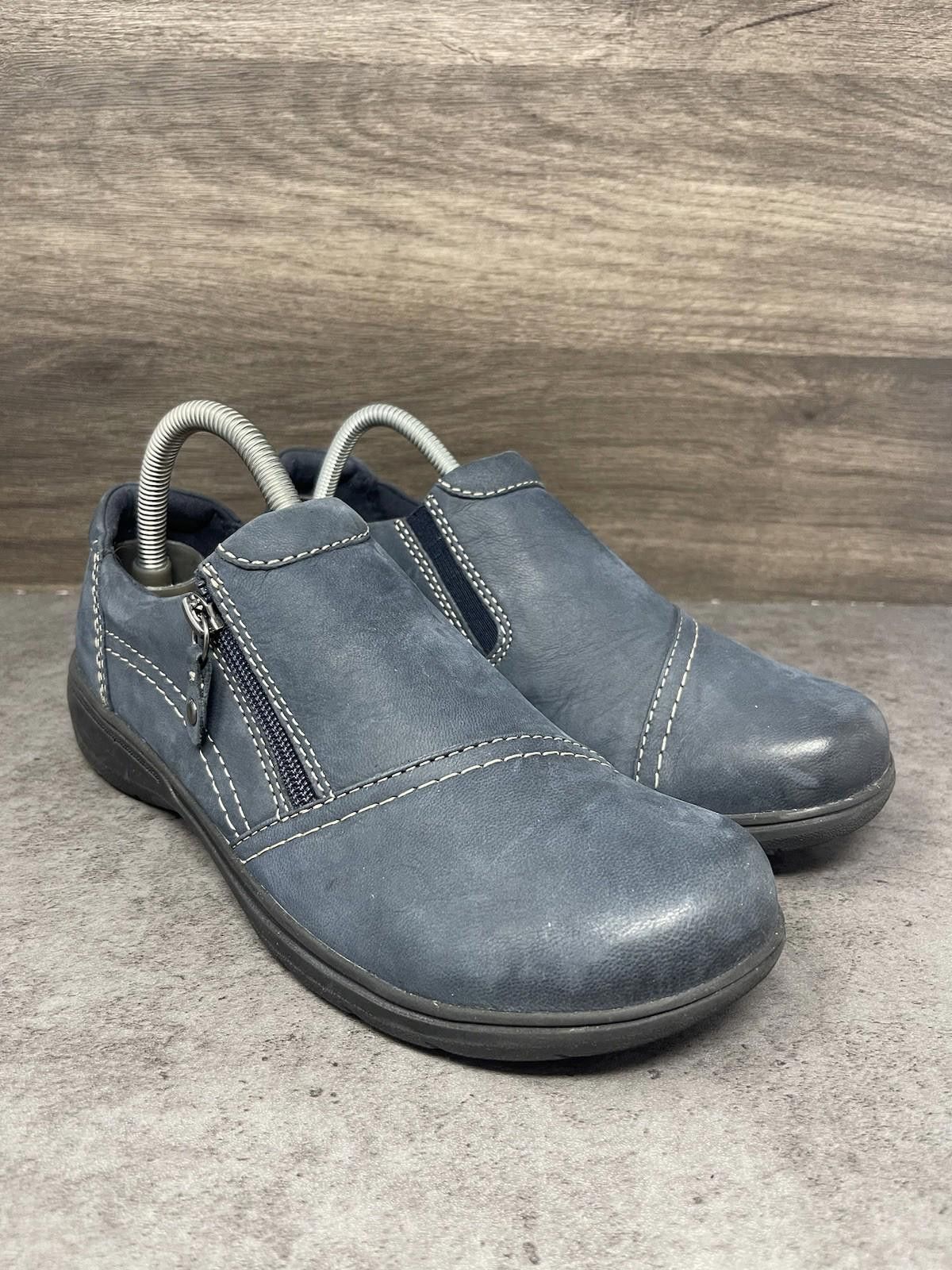 Clarks Clarks Carleigh Ray Slip On Shoes Womens Size 8.5 Blue Size US 8.5 / IT 38.5 - 4 Thumbnail