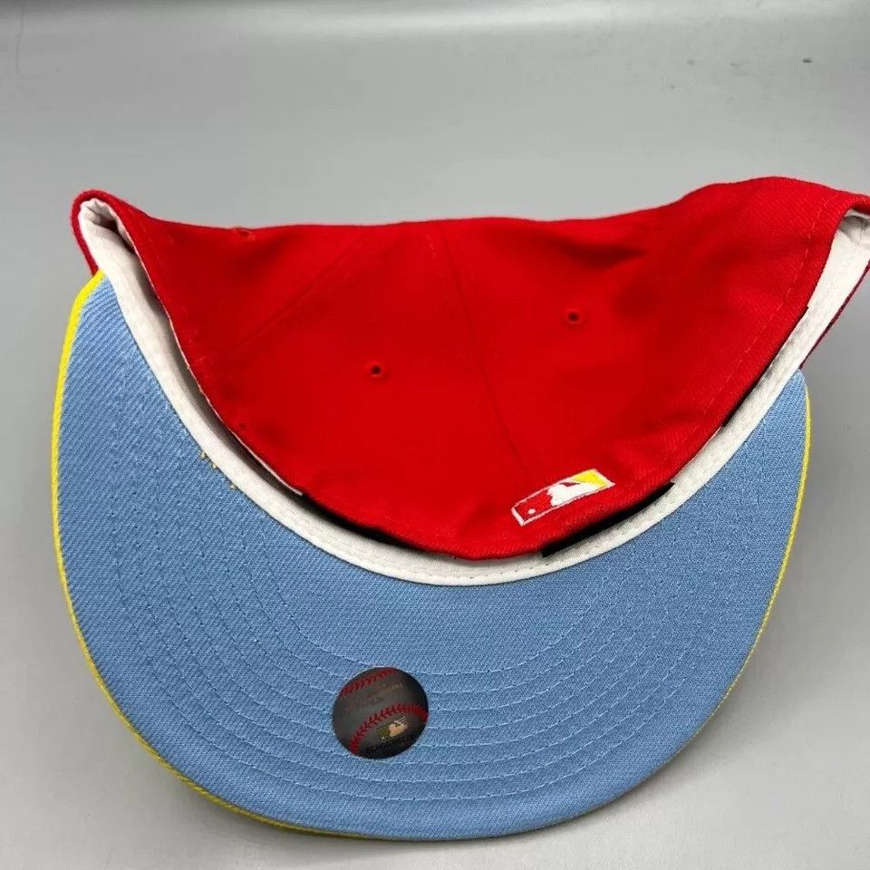 New Era Seattle Mariners Hat Men 7 5/8 Red Superman Fitted Cap Size ONE SIZE - 8 Thumbnail