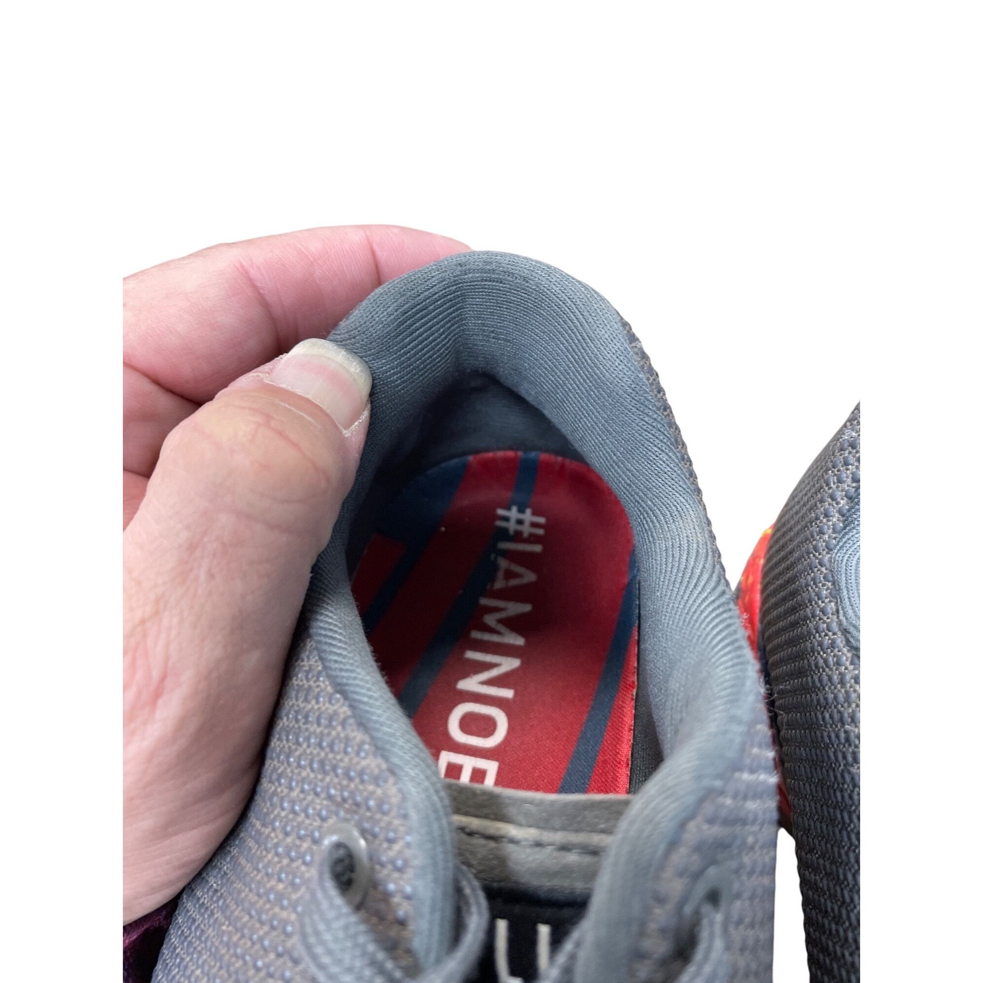 Other NoBull Womans Gray Red yellow Run walk sneakers Sz 8.5 SKU 9 Size US 8.5 / IT 38.5 - 9 Thumbnail