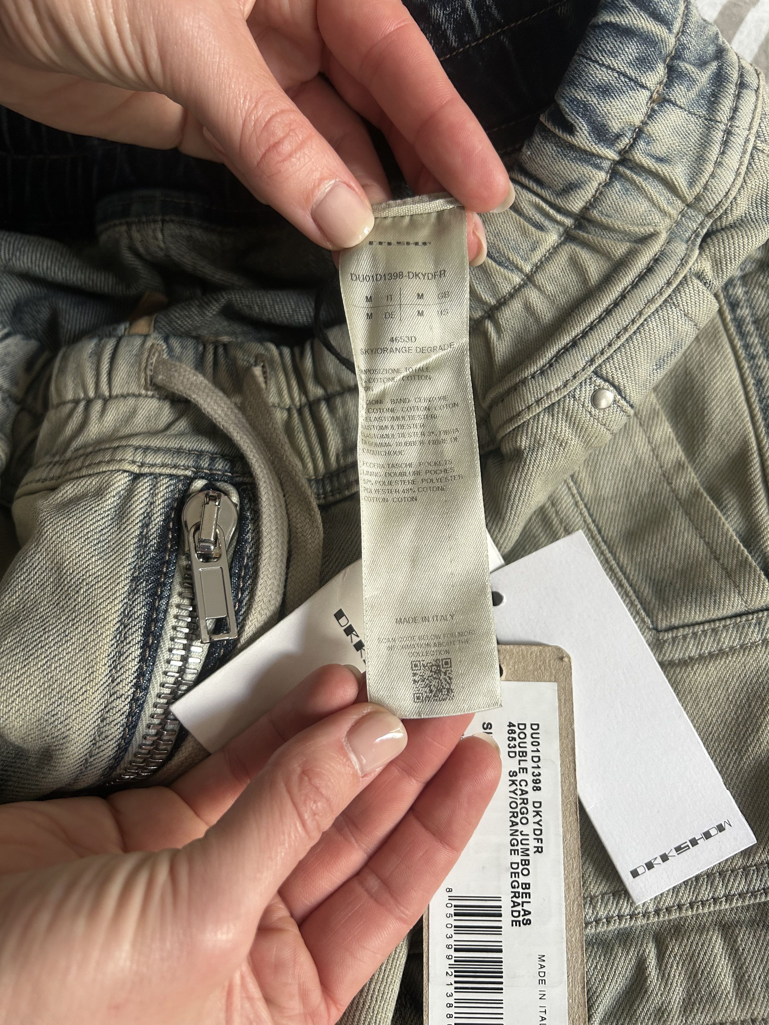 Rick Owens Drkshdw Rick Owens Drkshdw double cargo bela ombré Size US 32 / EU 48 - 11 Thumbnail