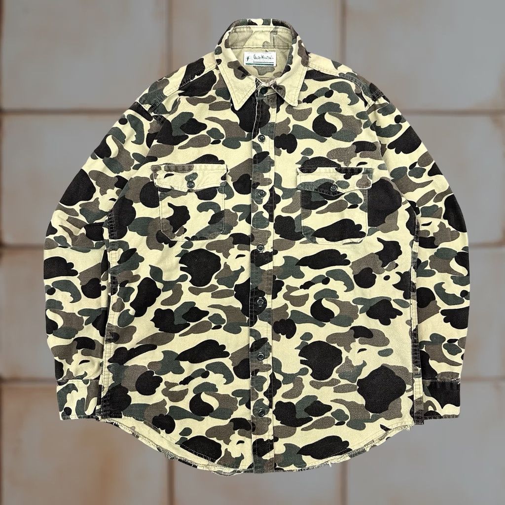 Hunter VINTAGE Gander Mountain Shirt Mens XL 80s Camouflage Size US XL / EU 56 / 4 - 1 Thumbnail