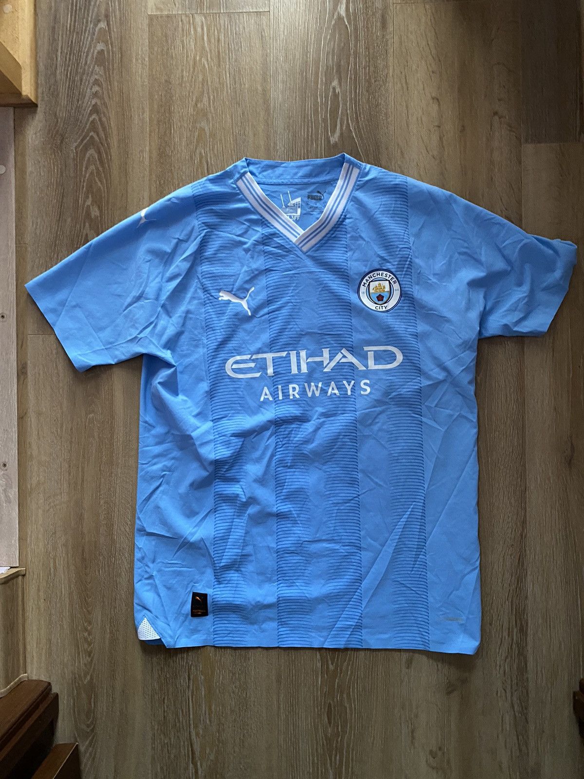 Haaland #9 Manchester City F.C. popular Puma Soccer Jersey Size:Large