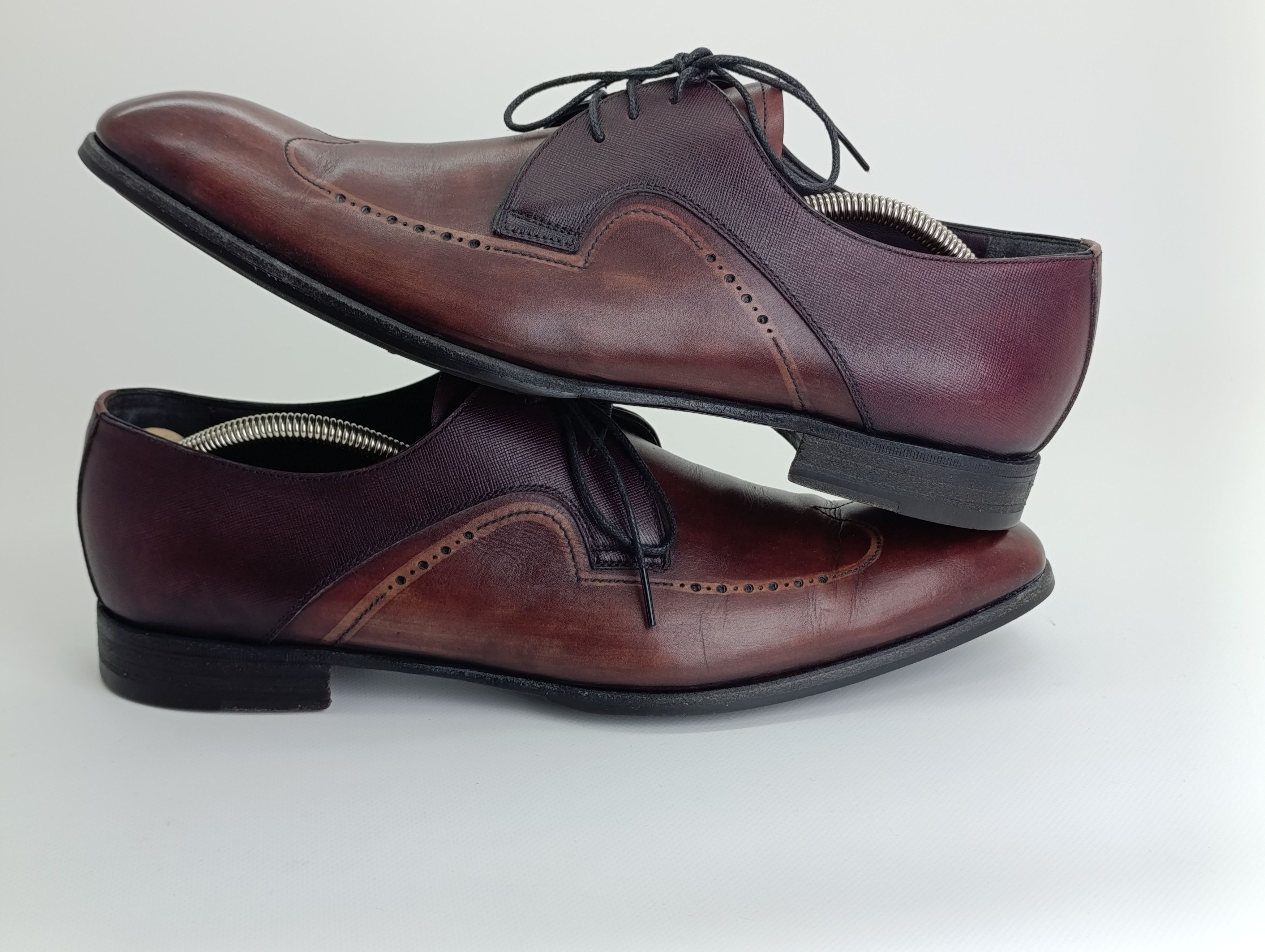 Barrett BARRETT ITALIAN LEATHER FORMAL DERBY Size US 12.5 / EU 45-46 - 3 Thumbnail