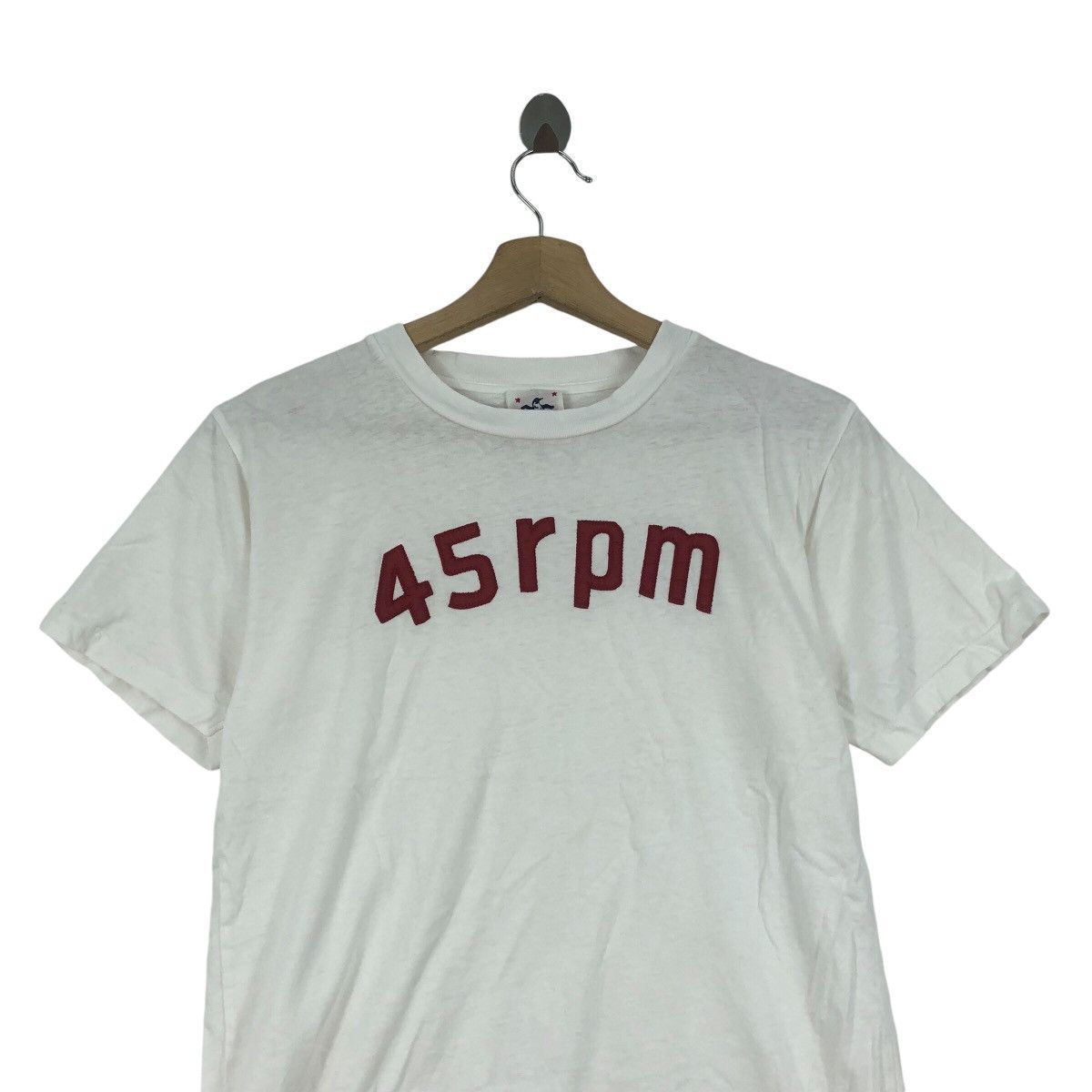 45rpm × Japanese Brand Japanese Brand 45 RPM STUDIO Japan Script T-Shirt Size XS / US 0-2 / IT 36-38 - 2 Thumbnail