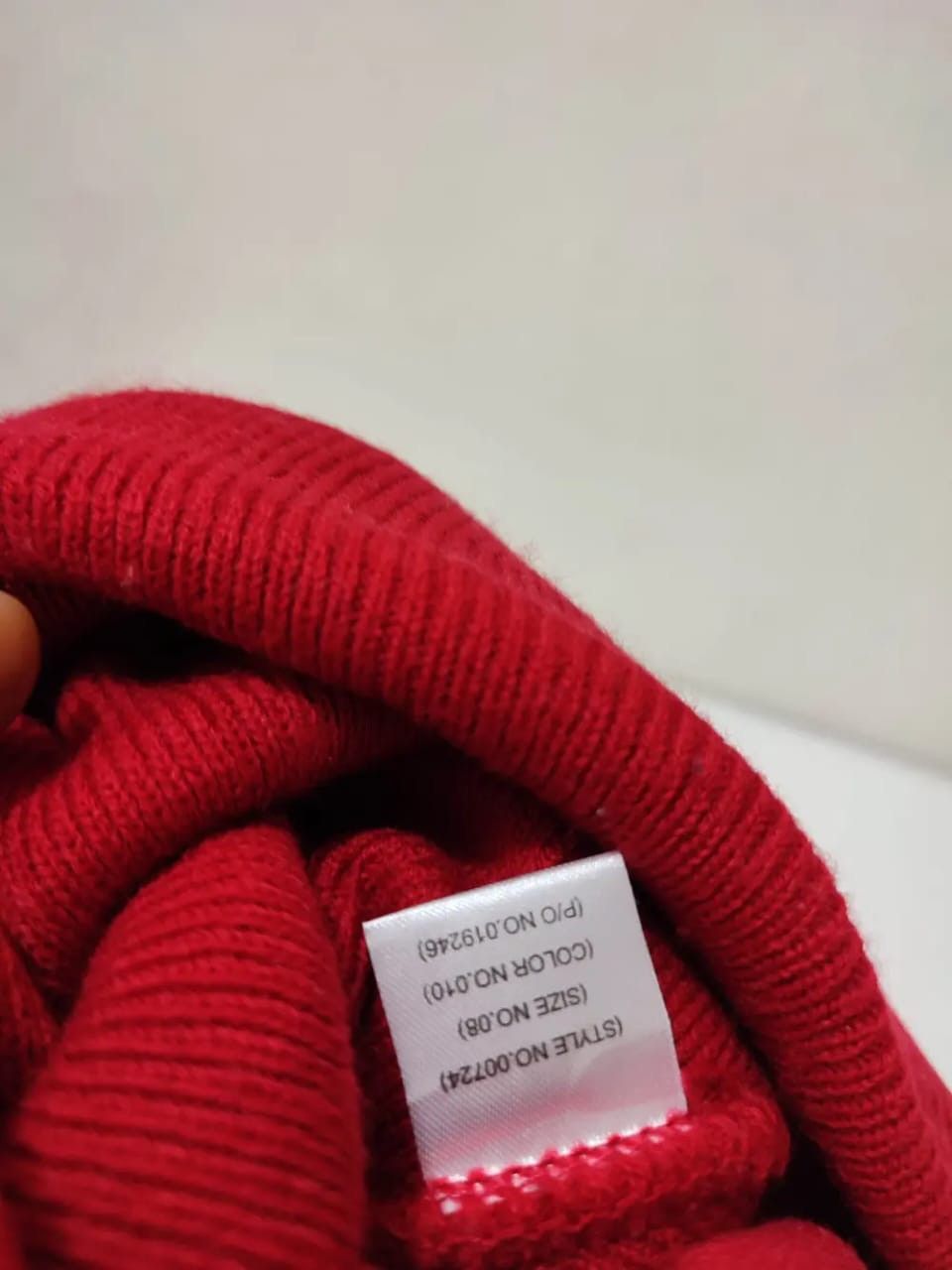 Japanese Brand Friction Co Red Japanese Beanie Hats Size ONE SIZE - 7 Thumbnail