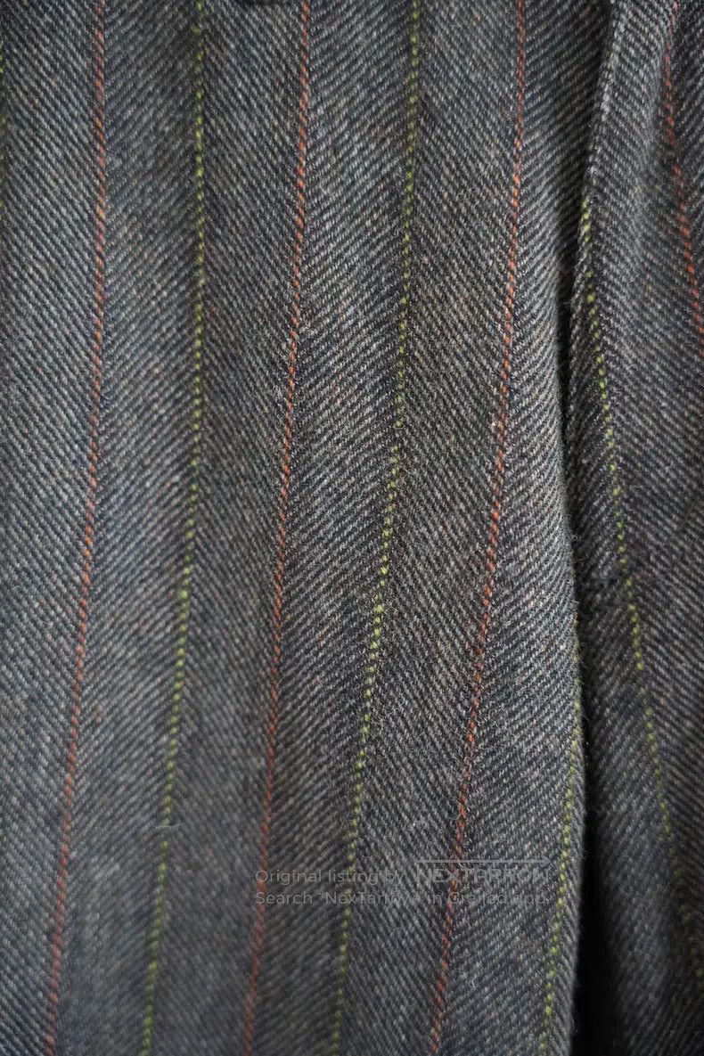 Comme des Garcons Comme des Garcons size S Striped Coarse Tweed Slacks Size US 27 - 4 Thumbnail