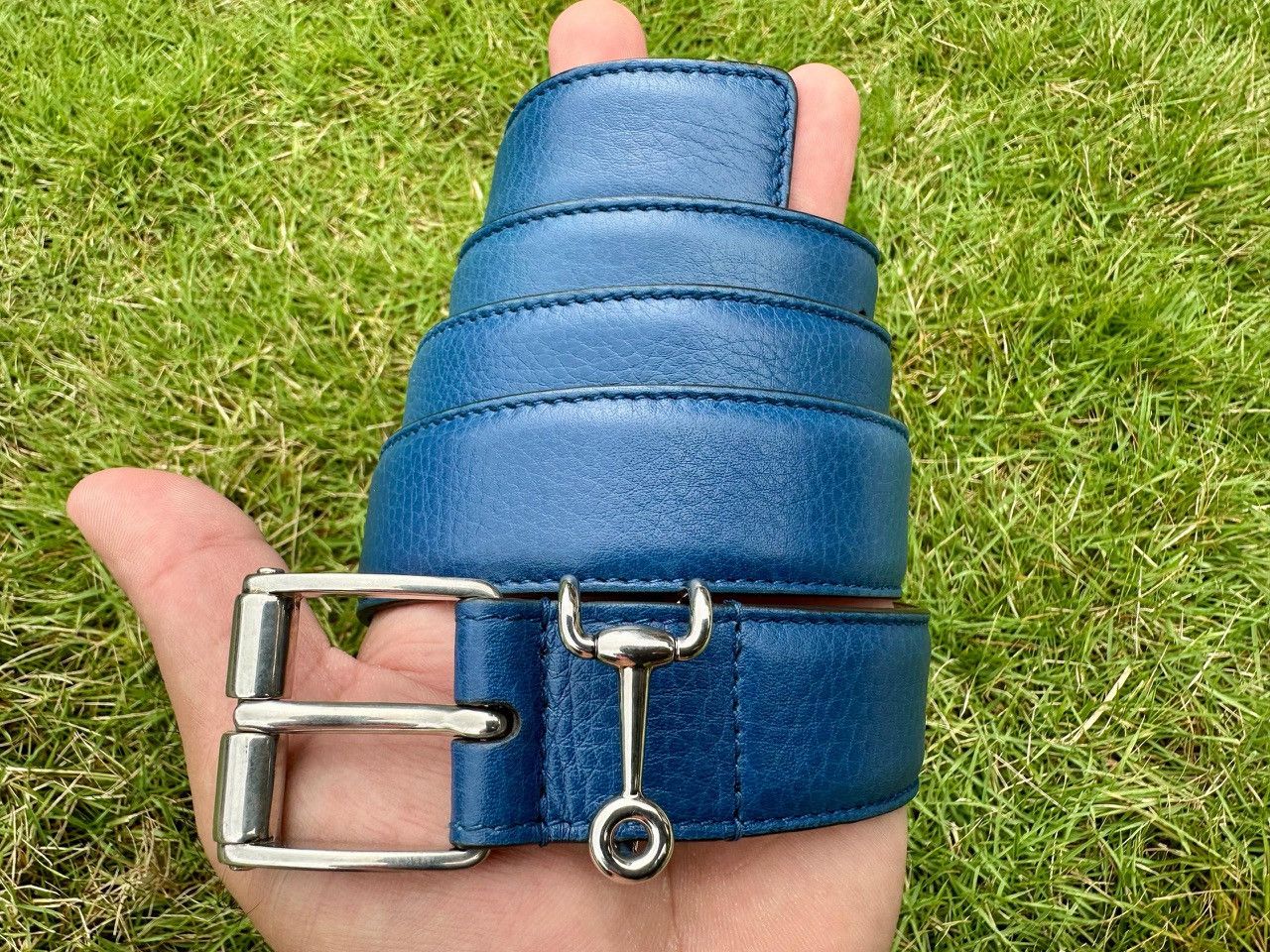 Gucci Authentic Gucci Horsebit Buckle Leather Belt Size ONE SIZE - 1 Thumbnail