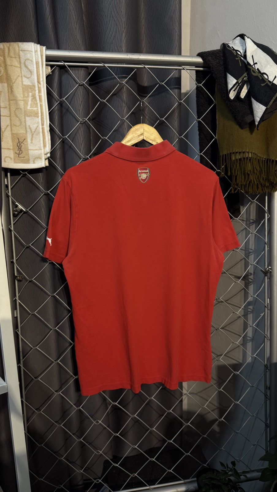 Puma Beautiful Sunfaded Puma Arsenal Polo Shirt Red Size US M / EU 48-50 / 2 - 3 Thumbnail