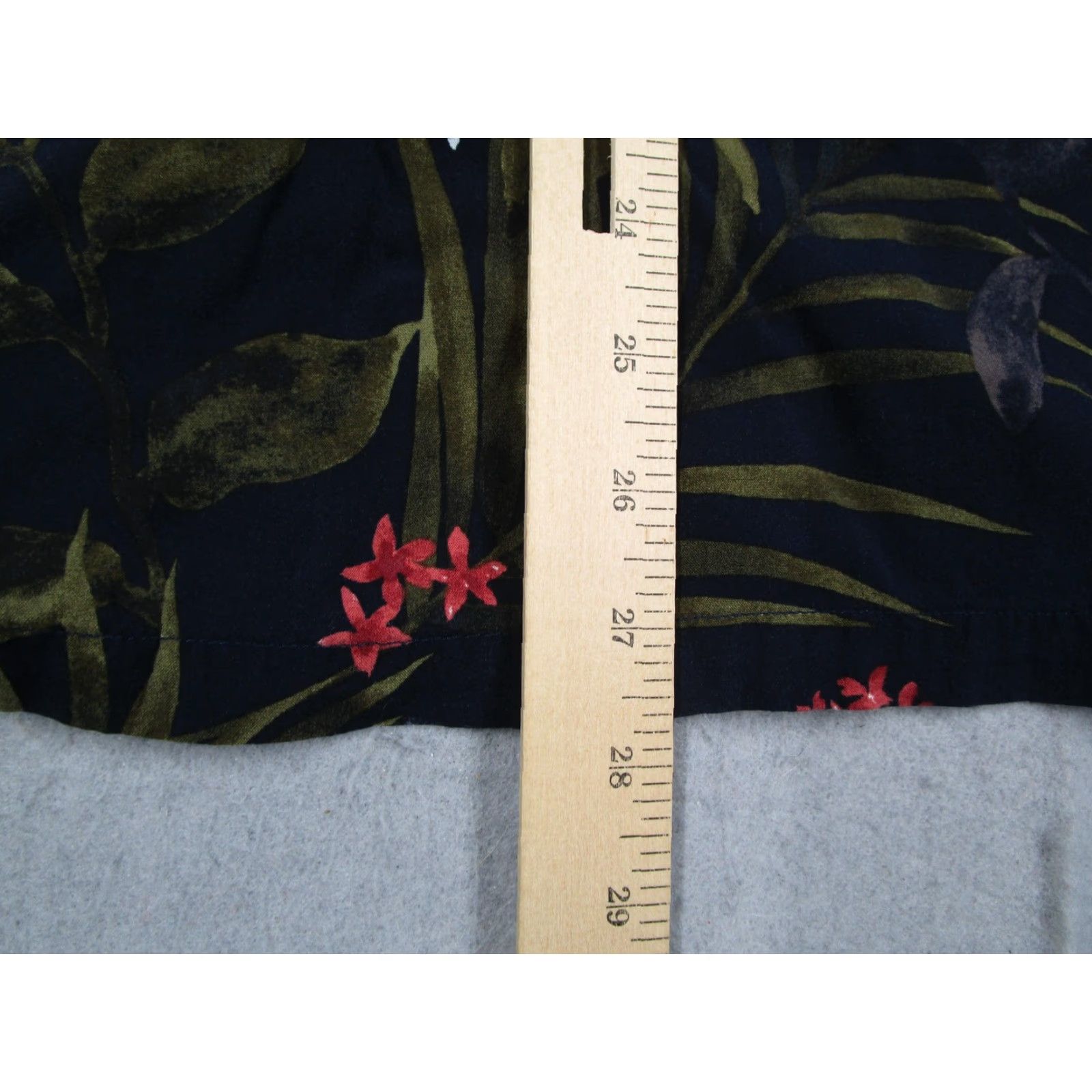 Abercrombie & Fitch Abercrombie & Fitch Shirt Men Large Black Multicolor Floral Short Sleeve Button-Up Hawaiian Tropical Casual Size US L / EU 52-54 / 3 - 7 Thumbnail