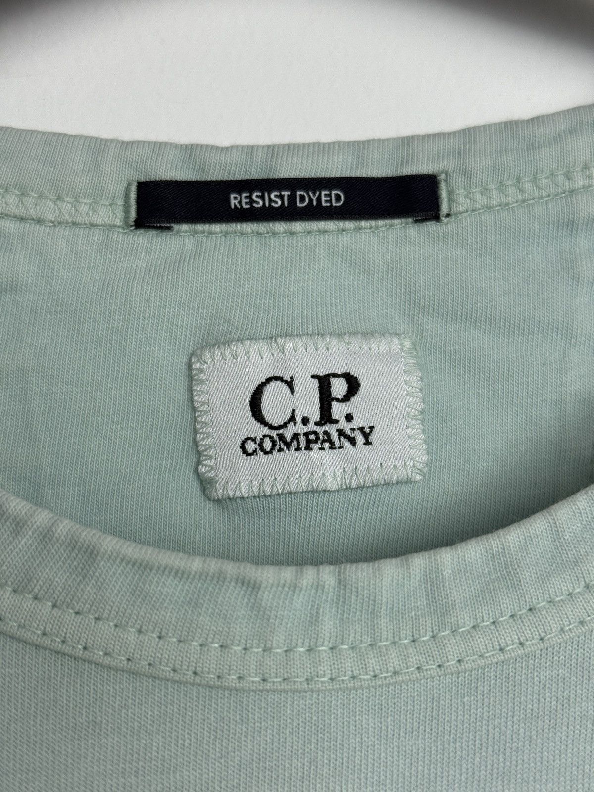 C.P. Company C.P company t shirt mint blue front logo Size US S / EU 44-46 / 1 - 2 Thumbnail