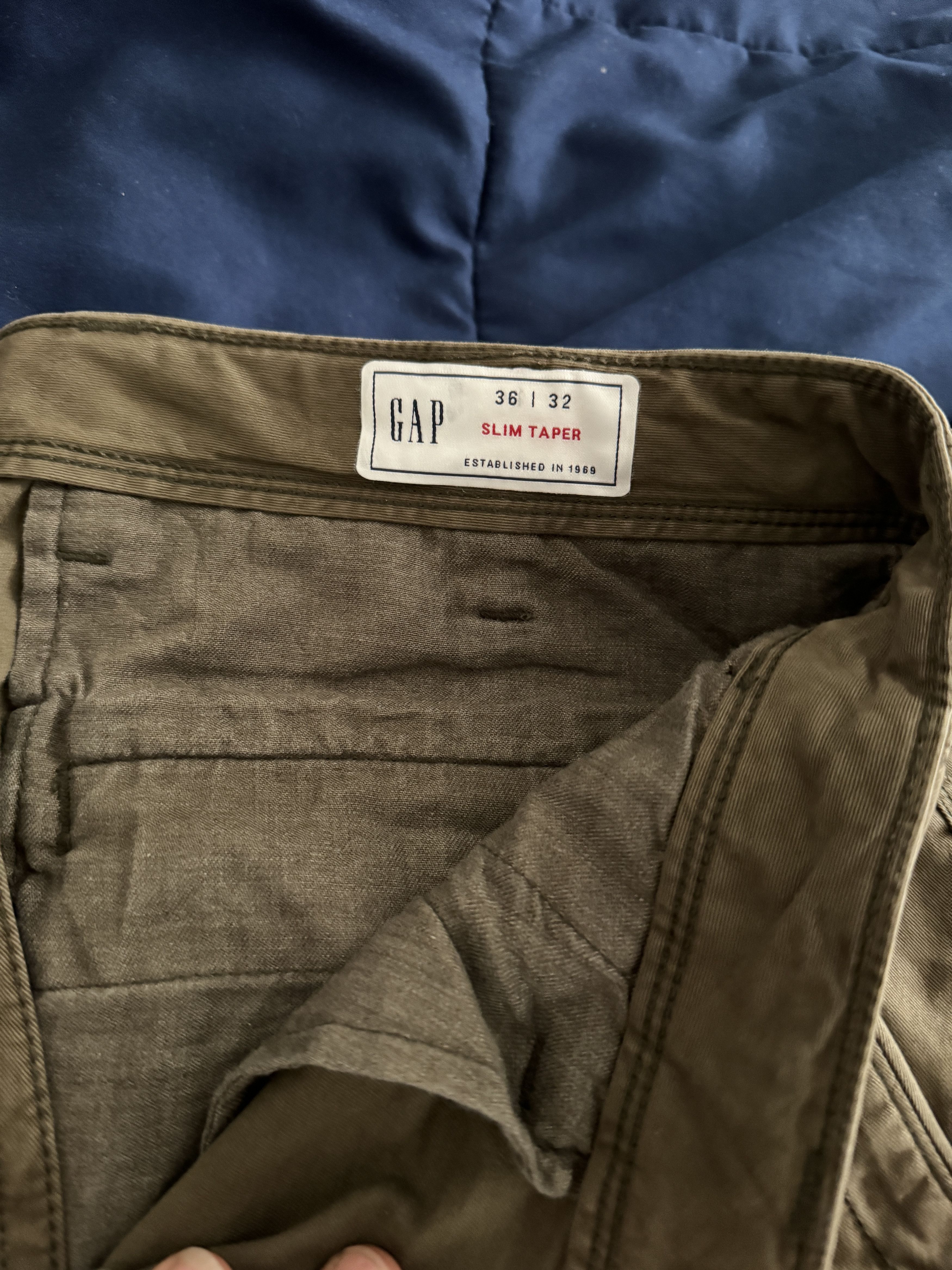 Gap Olive Green Cargo Pants Size US 36 / EU 52 - 3 Thumbnail
