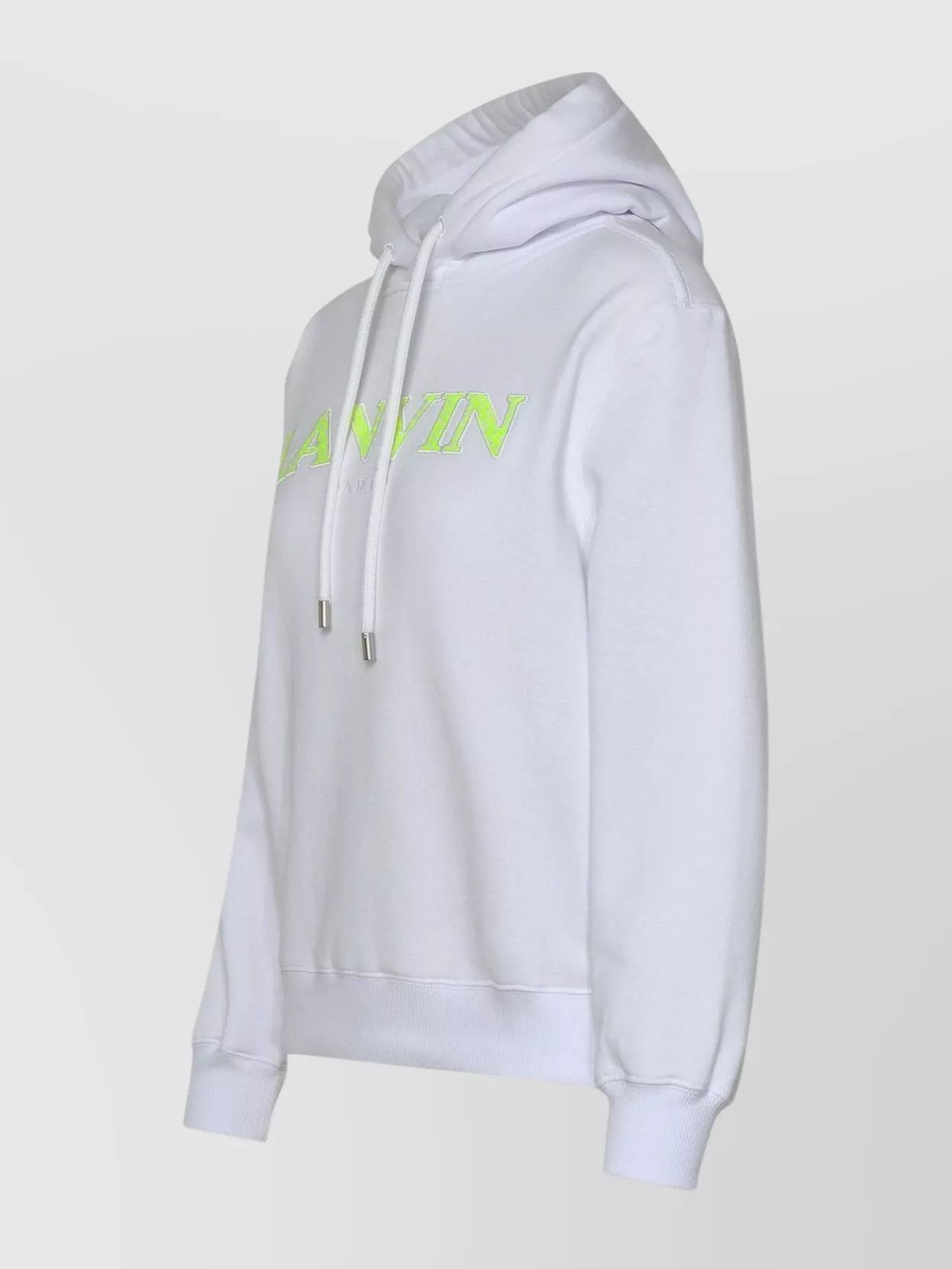 Lanvin o1y0326 Hoodie in White Size XS / US 0-2 / IT 36-38 - 3 Thumbnail