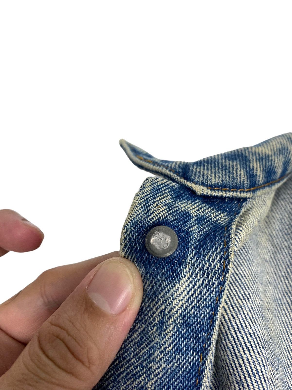 Levi's Rare‼️ Vintage DISTRESSED Levi’s Denim Trucker Jacket Size US S / EU 44-46 / 1 - 7 Thumbnail