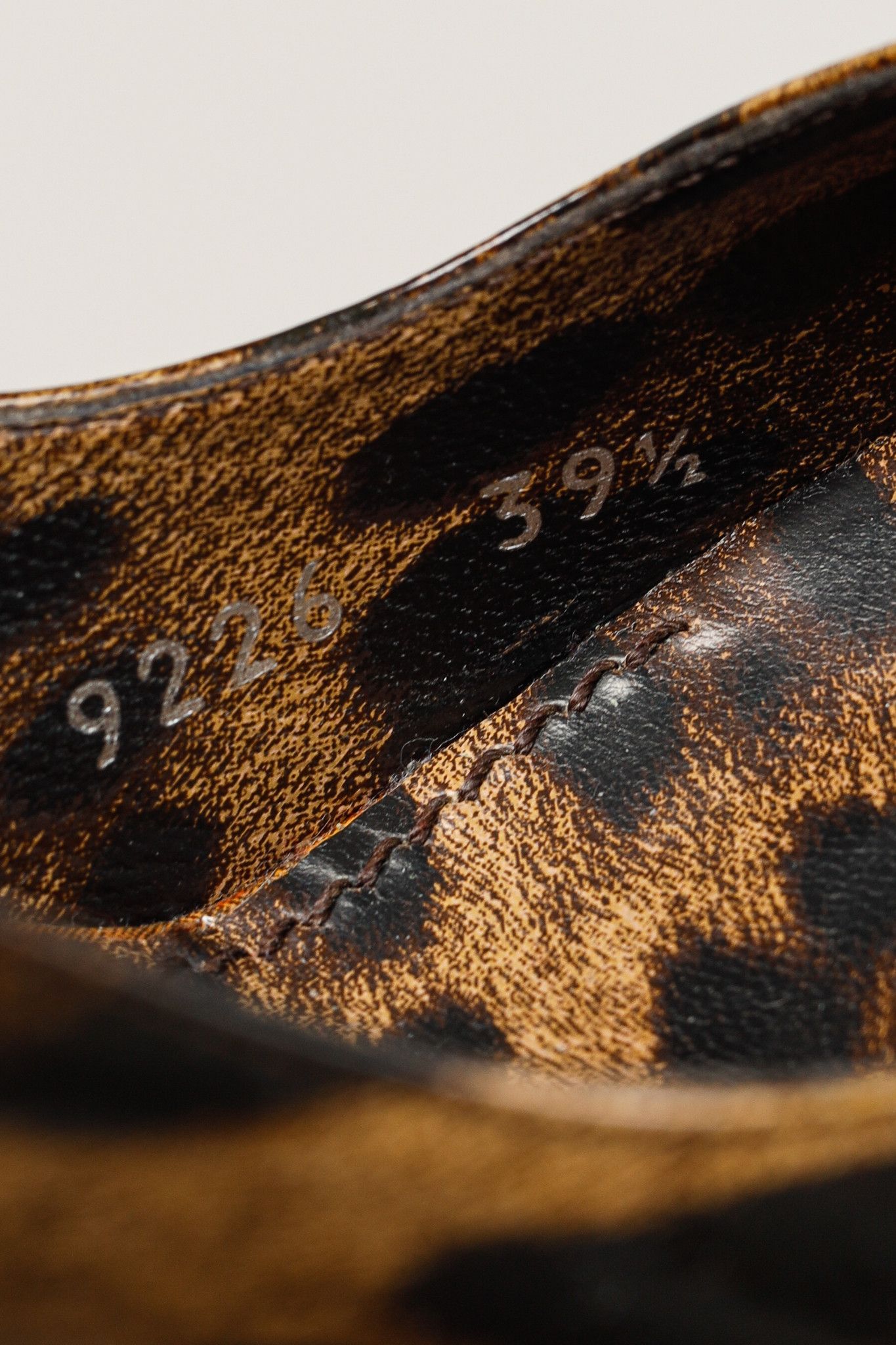 Dolce & Gabbana Dolce & Gabbana Brown Leopard Patent Leather Pumps Size US 9 / IT 39 - 9 Thumbnail