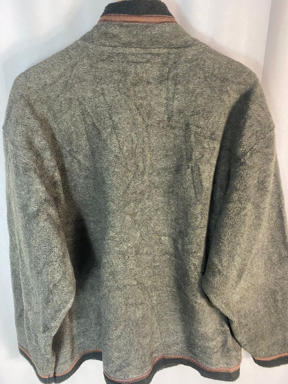 Japanese Brand × Vintage Vintage crocodile fleece zipper jacket Size US L / EU 52-54 / 3 - 7 Thumbnail