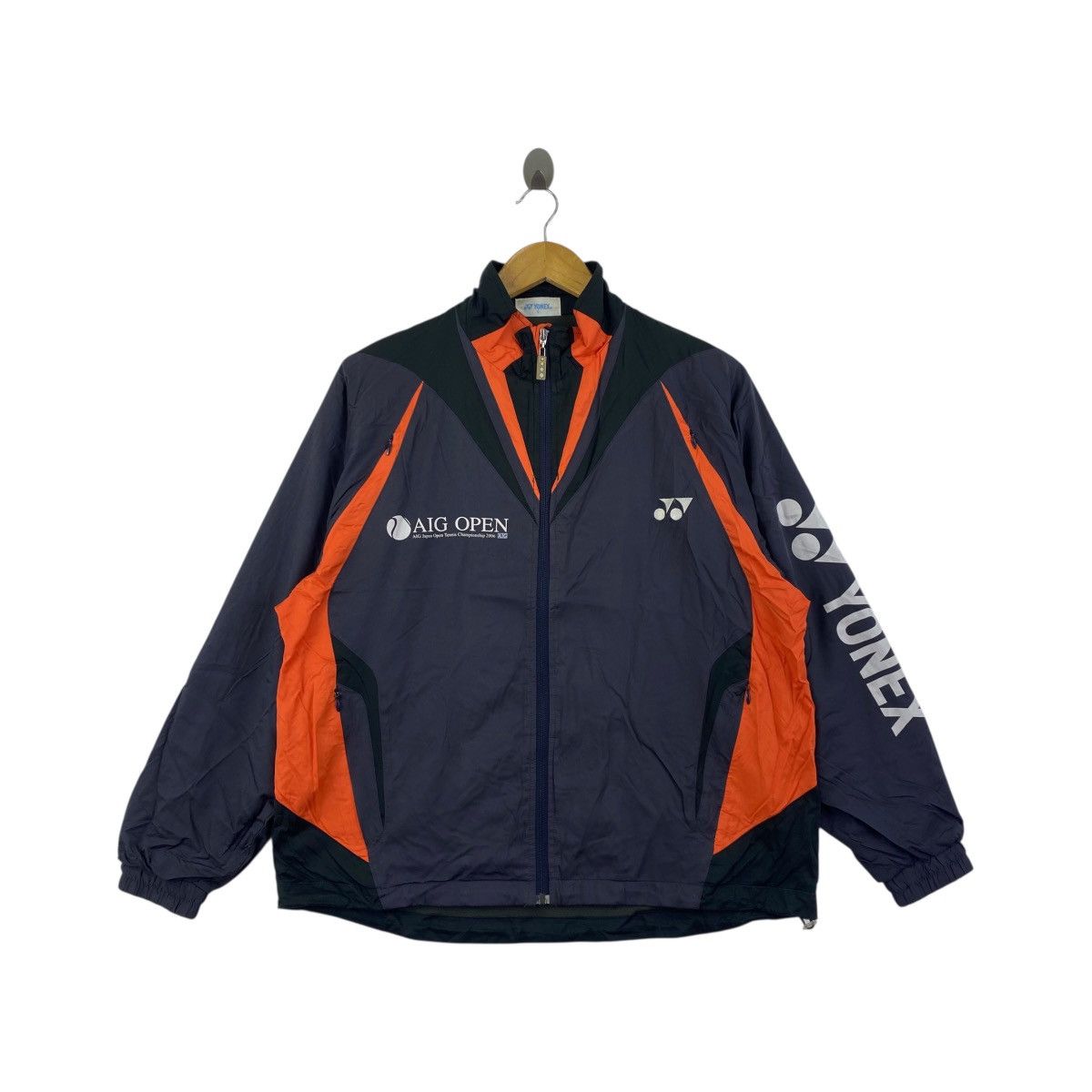Vintage Vintage YONEX AIG Open Tennis Championship Jacket Size US S / EU 44-46 / 1 - 1 Thumbnail