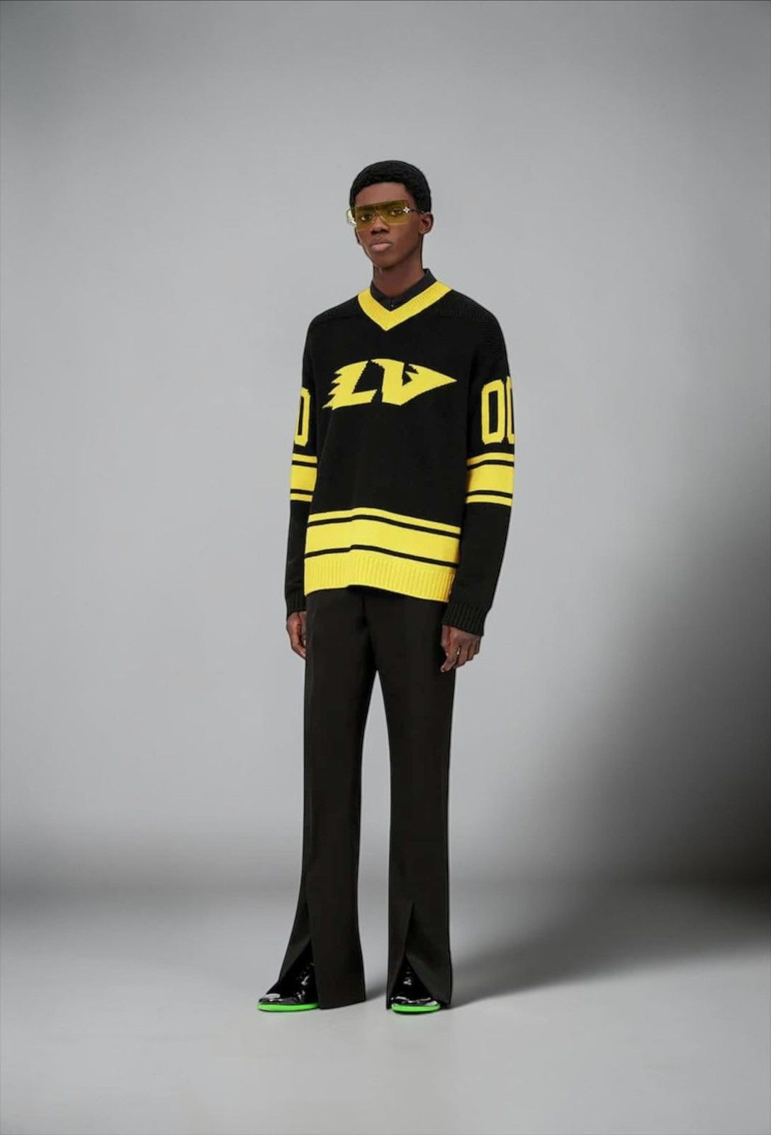 Louis Vuitton Louis Vuitton intertarsia football knit jersey Size US M / EU 48-50 / 2 - 4 Thumbnail