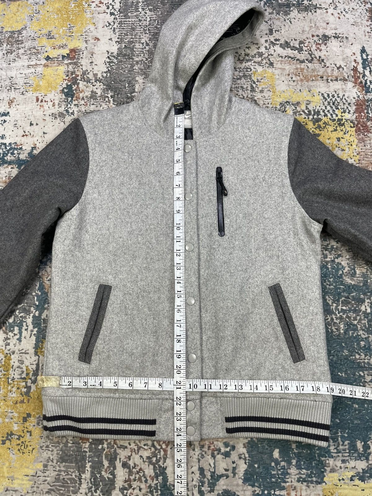 Nike Y2k Nike Tech Destroyer Wool Down Hooded Jacket Size L / US 10 / IT 46 - 10 Thumbnail