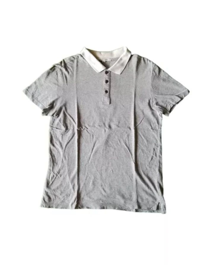 PLAC PLAC Jeans Placid Wave Korea Grey Polo Shirt Size US S / EU 44-46 / 1 - 1 Thumbnail