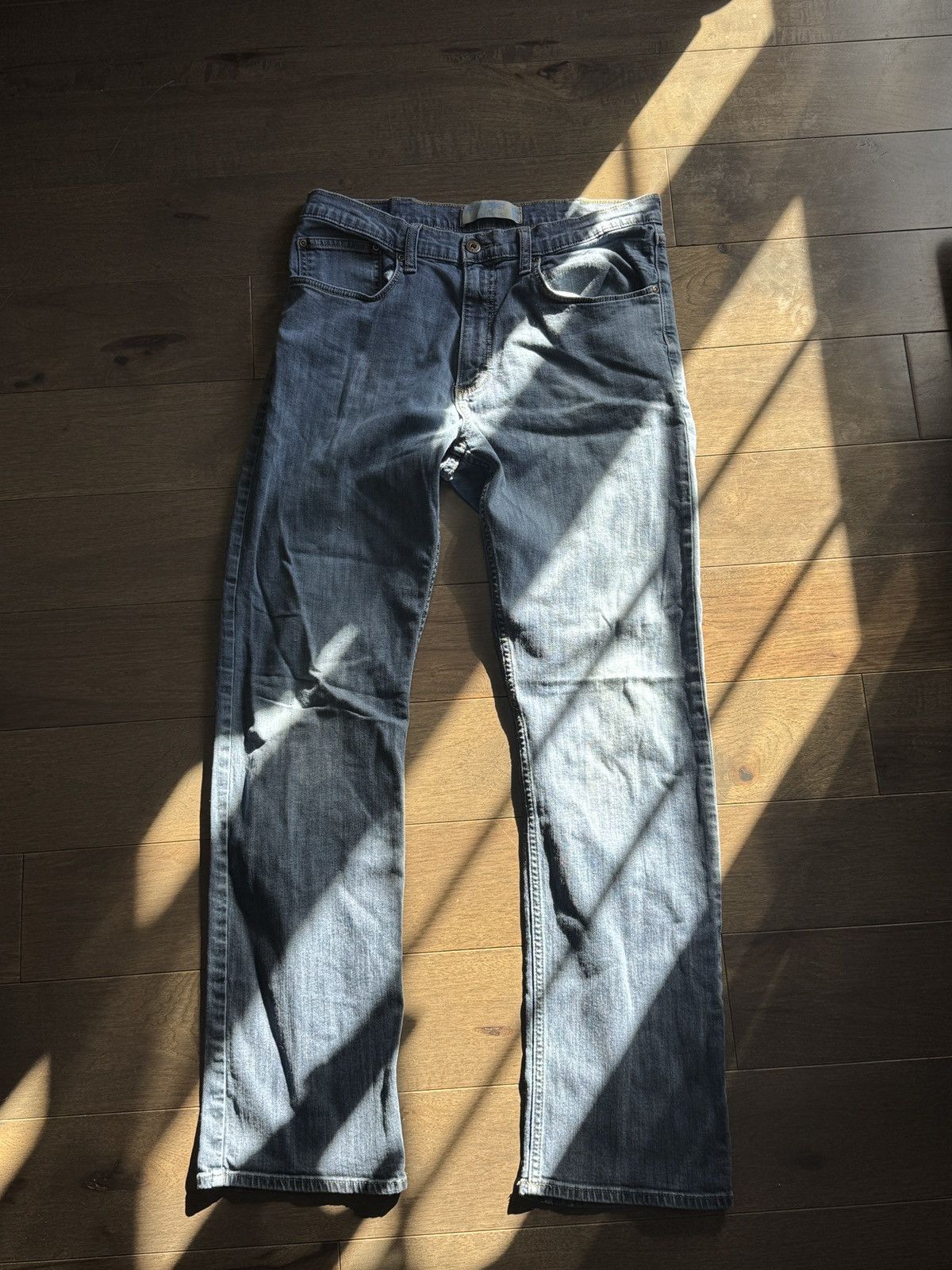 Wrangler wrangler straight fit blue jeans Size US 32 / EU 48 - 1 Thumbnail