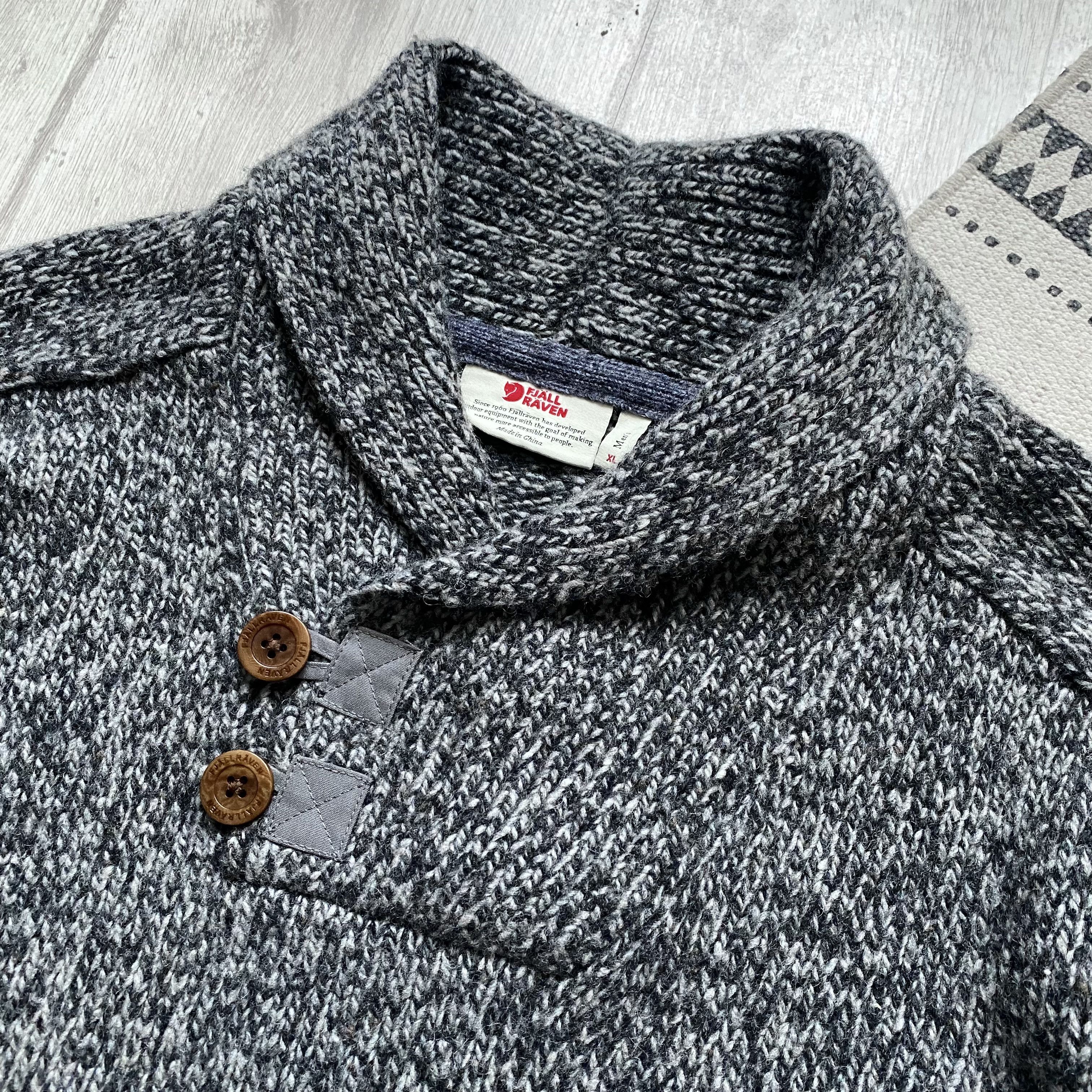 Fjallraven 🦊 Vintage 00s Fjalraven Heavy Knit Wool sweater Lada Size US XL / EU 56 / 4 - 9 Thumbnail
