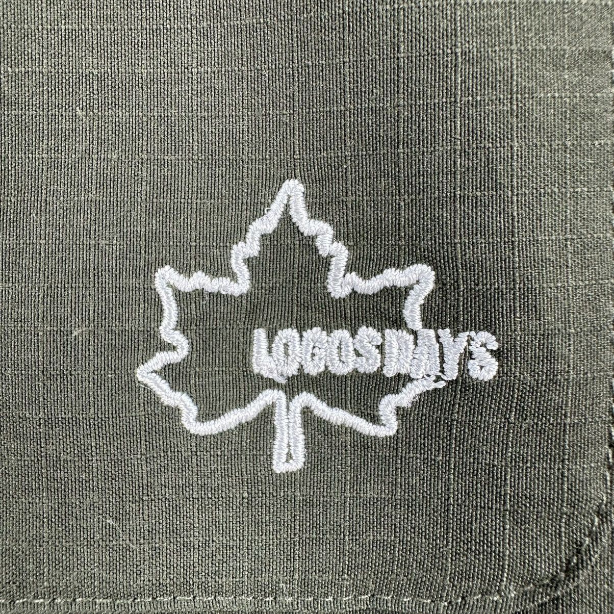 Flannel Logosdays Ripstop Olive Green Flannel Embroidery Logo Pocket Size US S / EU 44-46 / 1 - 9 Thumbnail