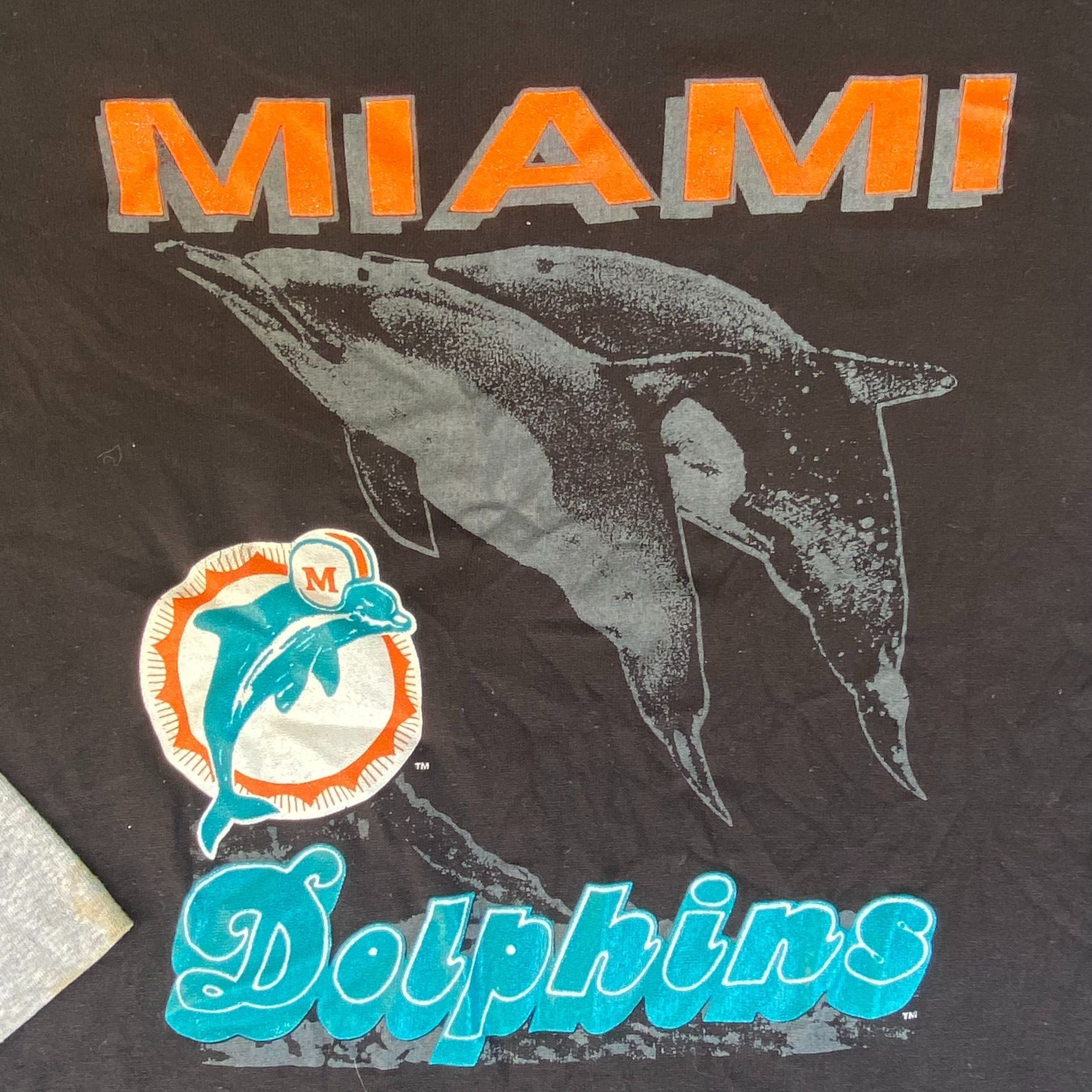 NFL Vintage 90s Miami Dolphins Shirt NFL Logo Long Sleeve Tee Size US XS / EU 42 / 0 - 3 Thumbnail