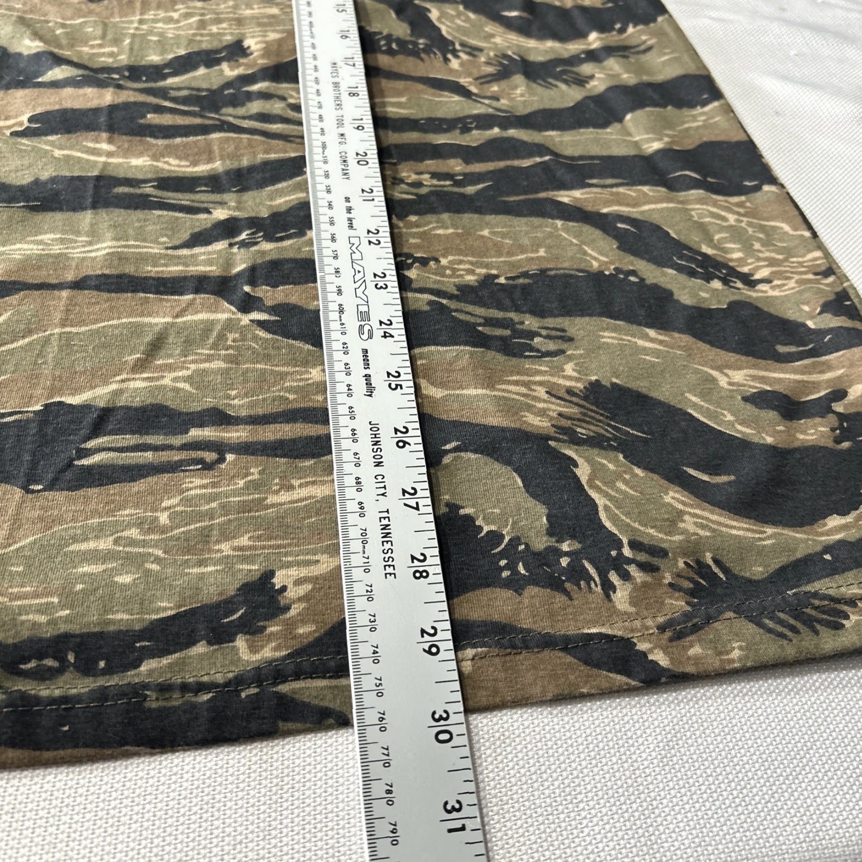 Rothco VINTAGE Rothco Shirt 3XL Tiger Stripe Camo Short Sleeve Crewneck Outdoors Mens Size US XXL / EU 58 / 5 - 5 Thumbnail