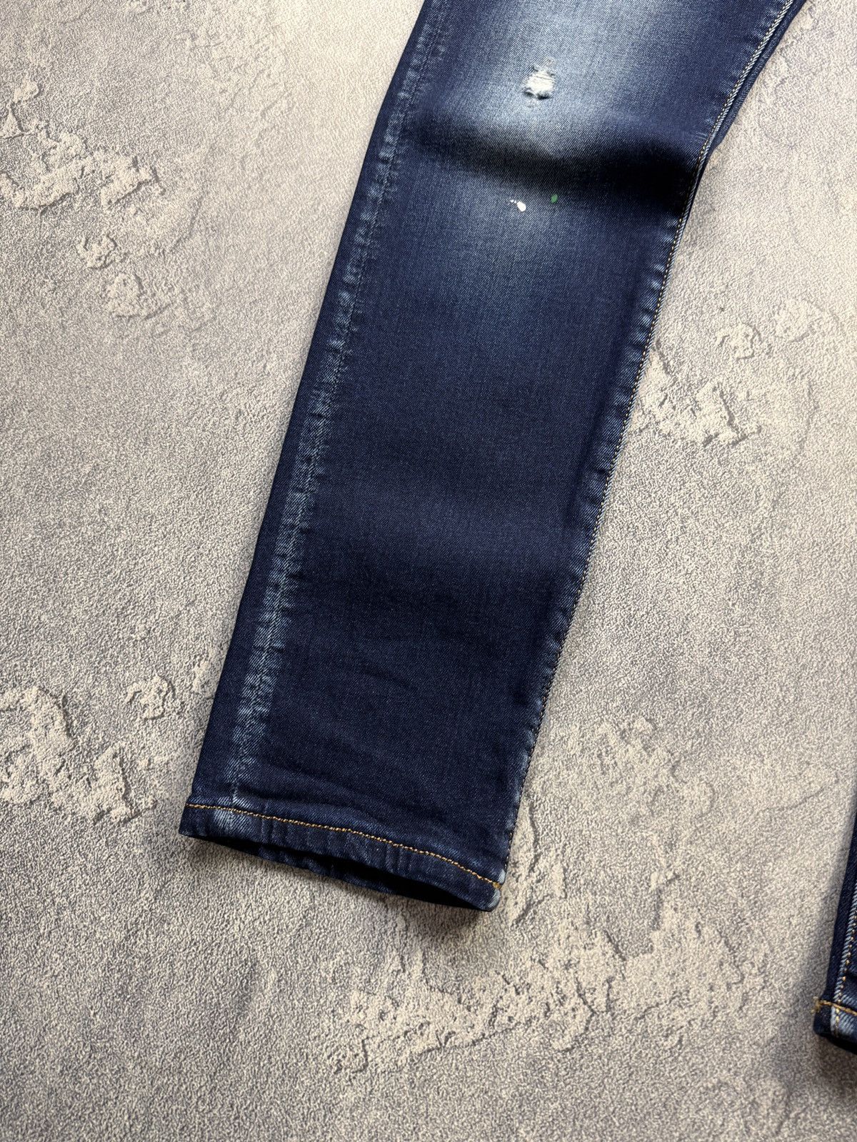 Dsquared2 Dsquared Jeans Italian Designer Navy Denim Rare Vintage Y2K Size US 34 / EU 50 - 4 Thumbnail