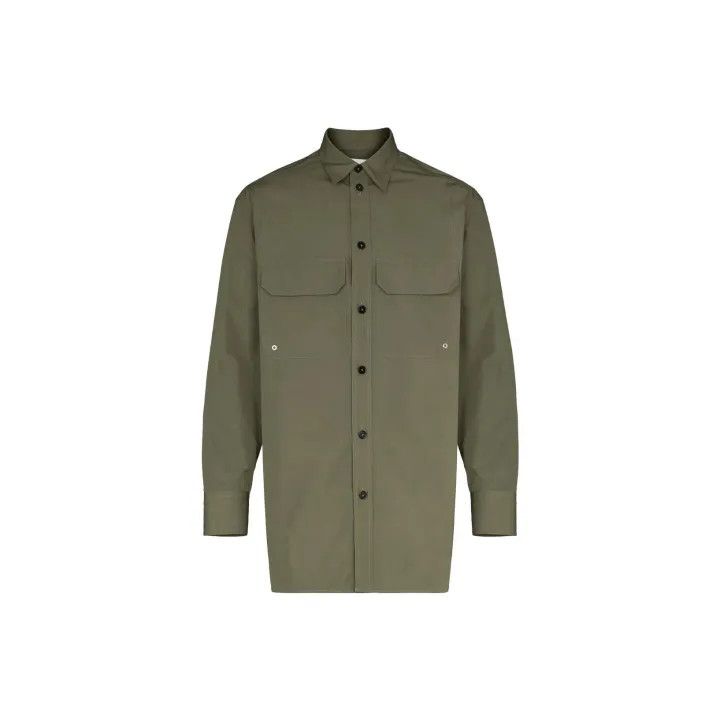 Jil Sander Jil Sander SS22 Oversized Long Sleeve Shirt 0079 Size US L / EU 52-54 / 3 - 1 Thumbnail