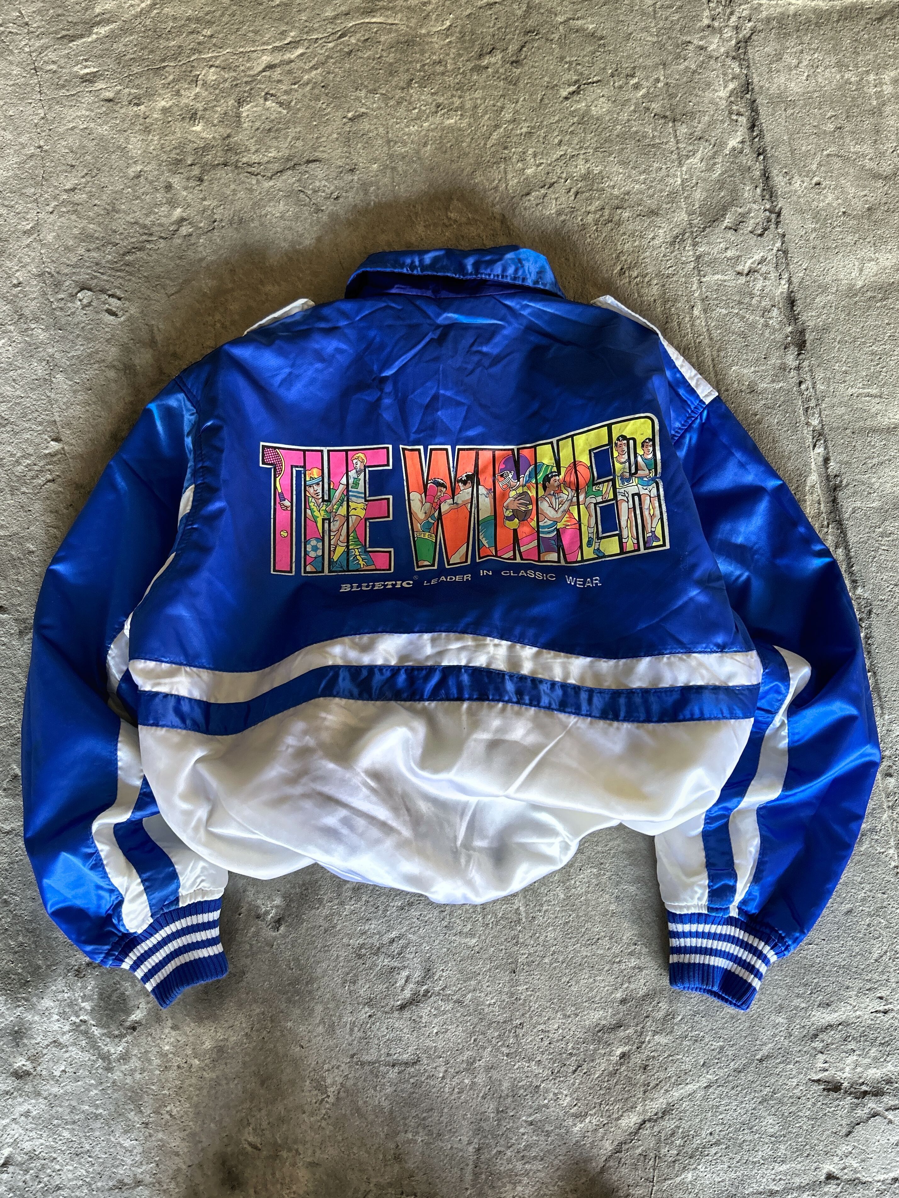 Vintage Blue Puffer Bomber Jacket Minimal Oversized Outerwear Size US M / EU 48-50 / 2 - 11 Thumbnail