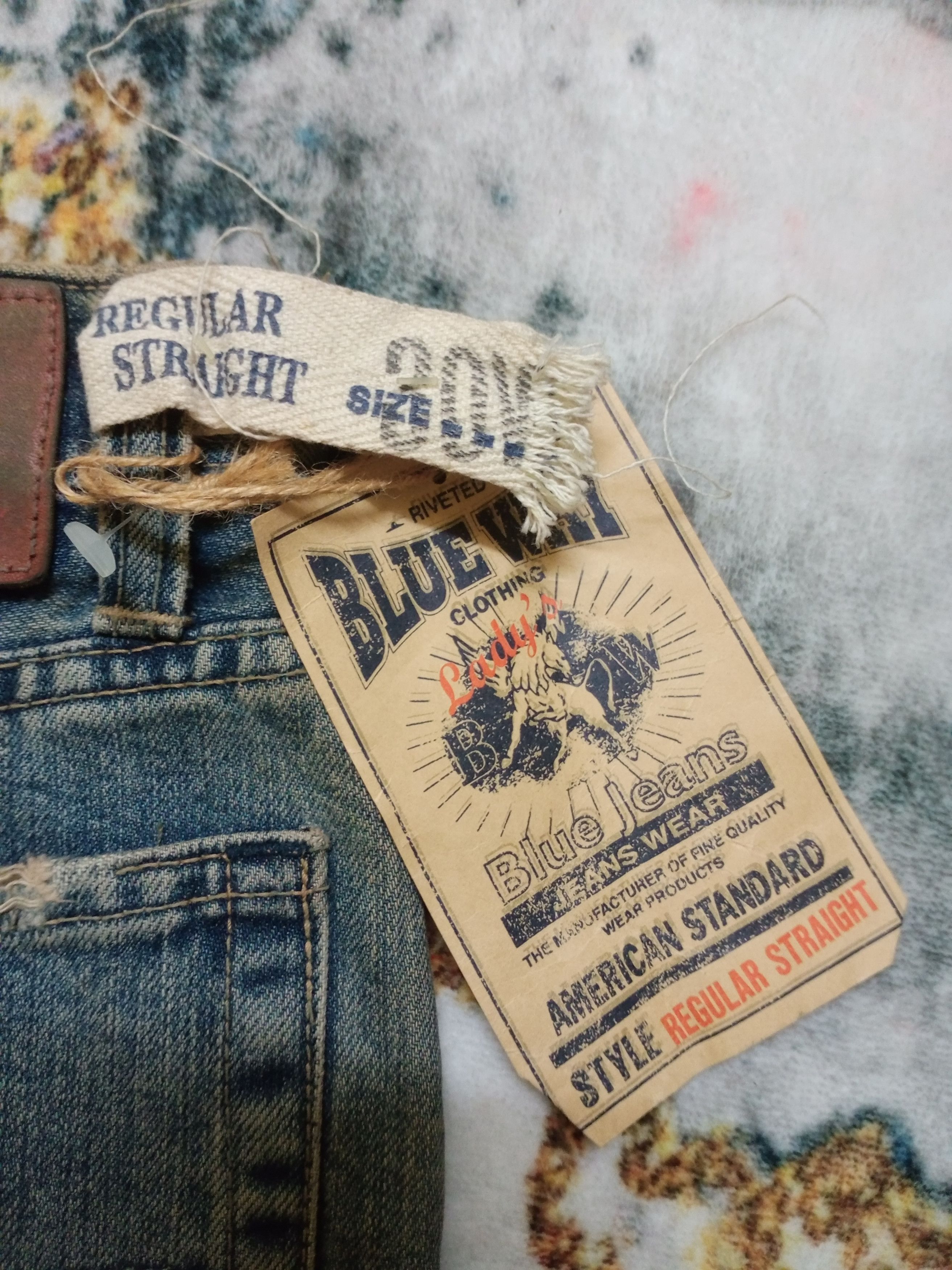 If Six Was Nine × Japanese Brand × Vintage Rare Vintage BlueWay Distressed Denim Pants Size 28" / US 6 / IT 42 - 25 Thumbnail