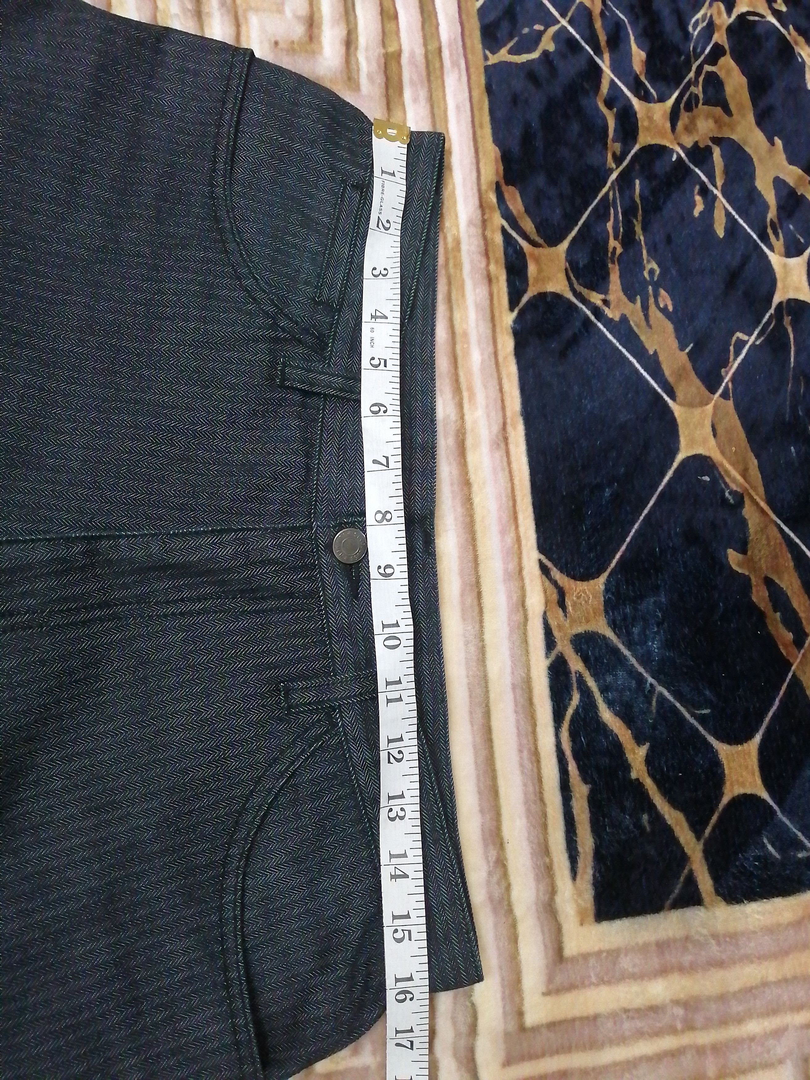 Japanese Brand JUNMEN TWEED TWILL PATTERN JEANS Size US 32 / EU 48 - 12 Thumbnail
