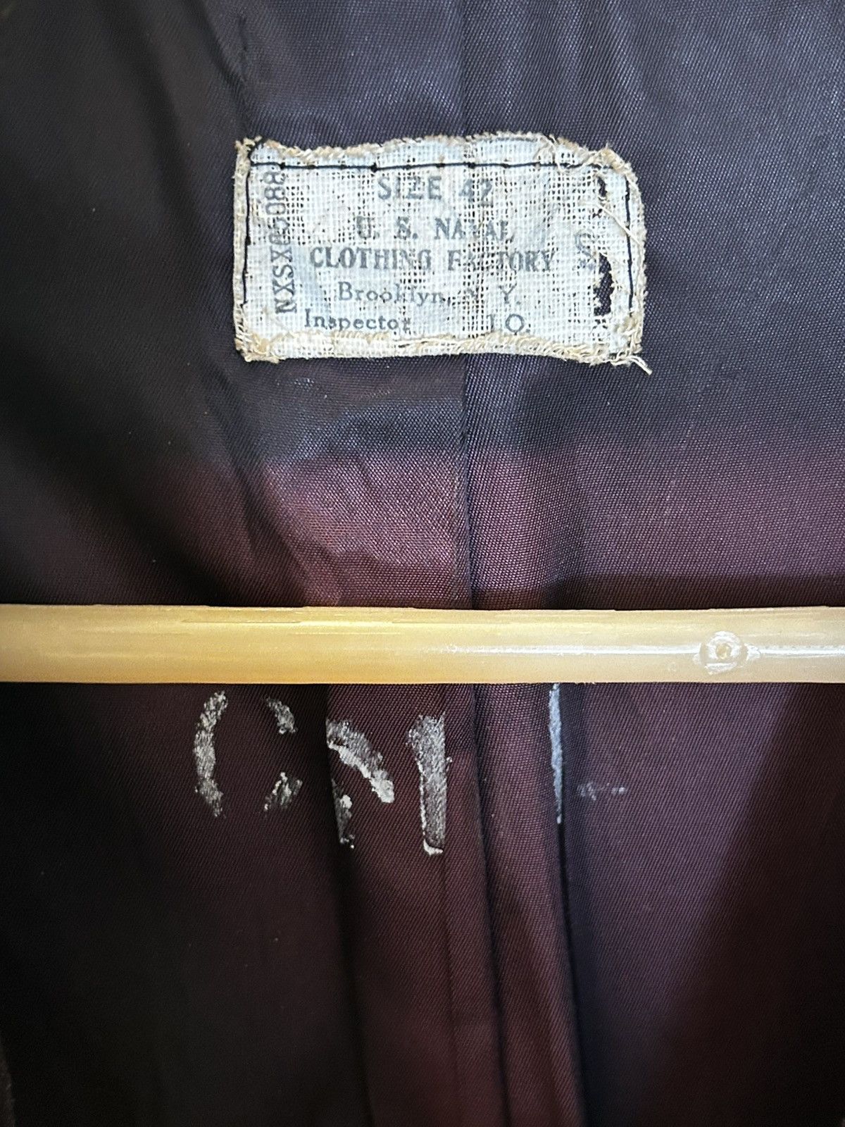 Other Original WWII U.S. Navy Peacoat – Naval Clothing Factory NY Size US L / EU 52-54 / 3 - 5 Thumbnail