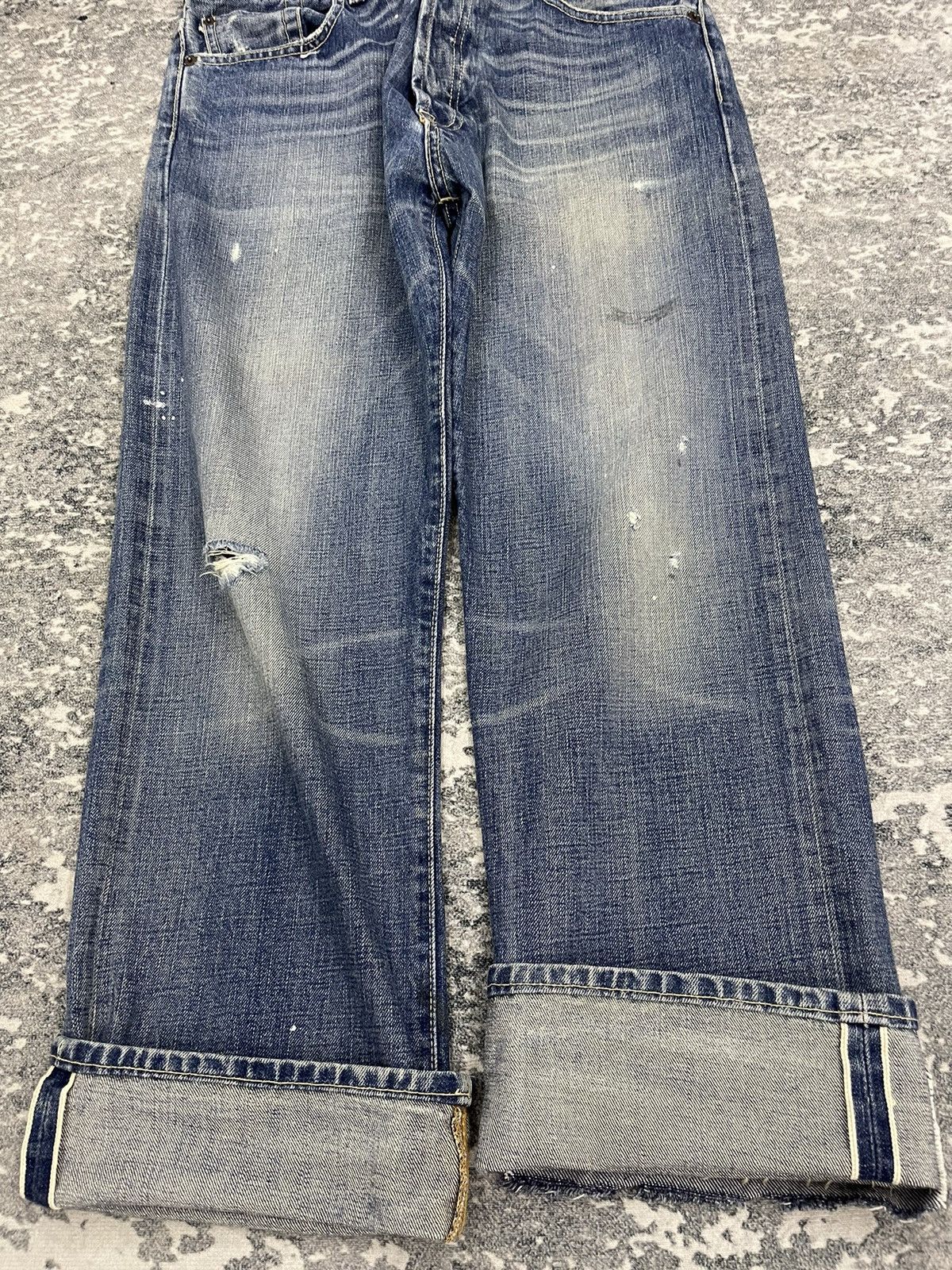 Vintage Vintage Ezra Fitch Salvage Denim Selvedge Size US 30 / EU 46 - 15 Thumbnail