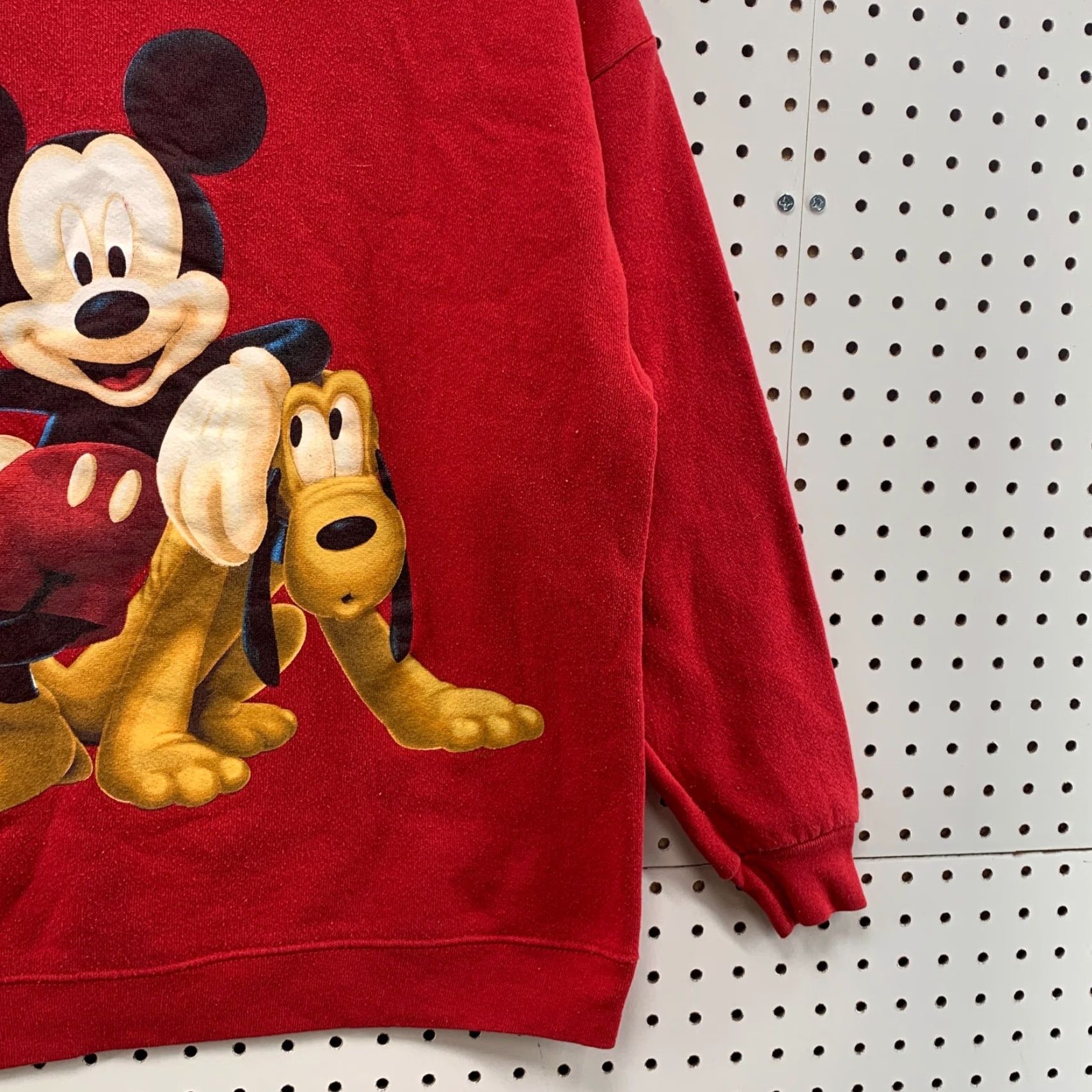 Disney VINTAGE Disney Mickey Sweatshirt Unisex Adults S Red Crewneck 90s Mickey Mouse Palooza? Size US S / EU 44-46 / 1 - 4 Thumbnail