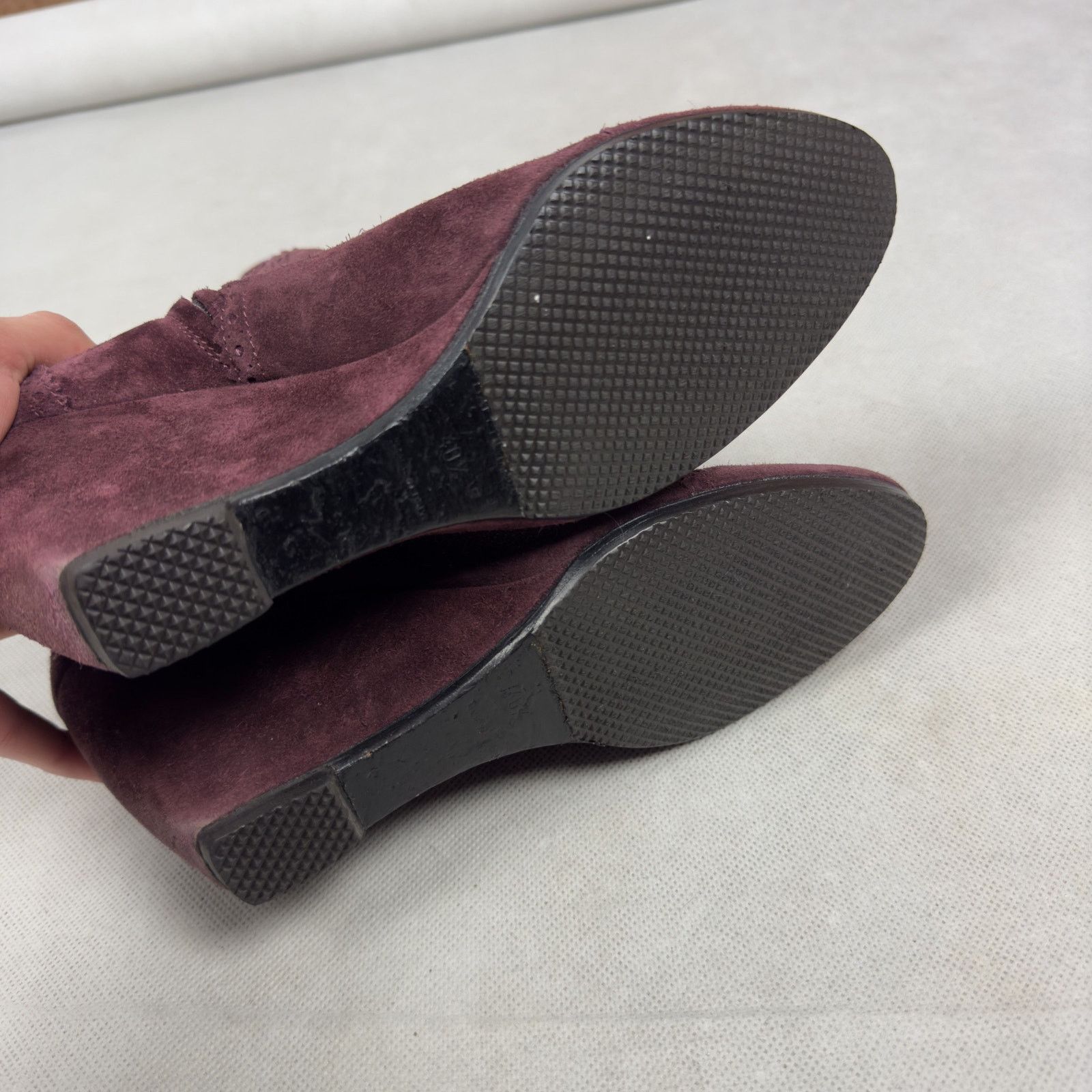 Balenciaga Balenciaga Burgundy Boots 40.5 Size US 10.5 / IT 40.5 - 7 Thumbnail