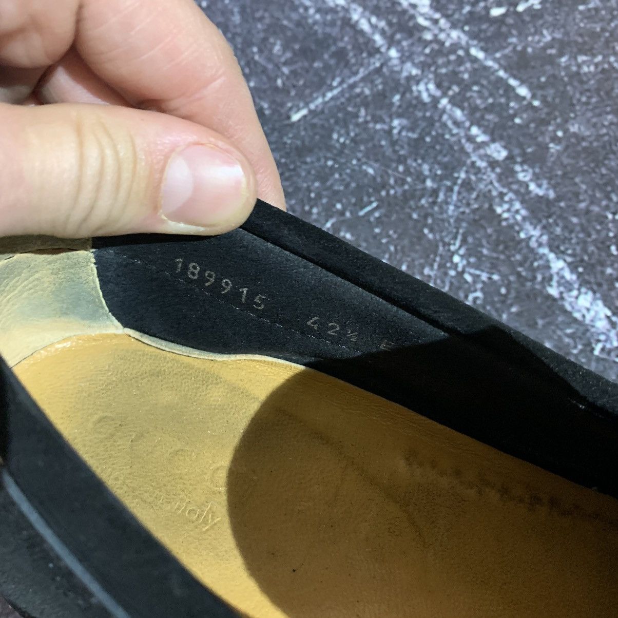 Gucci GUCCI Men’s Suede Loafer Size 42.5 EU 9 US Size US 9 / EU 42 - 13 Thumbnail