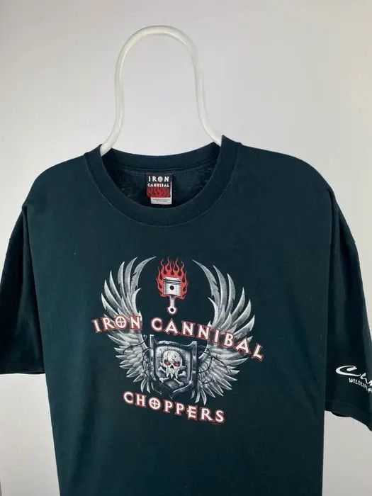 West Coast Choppers Iron cannibal T-shirt vintage biker size XXLARGE black 2000 Size US XXL / EU 58 / 5 - 2 Thumbnail