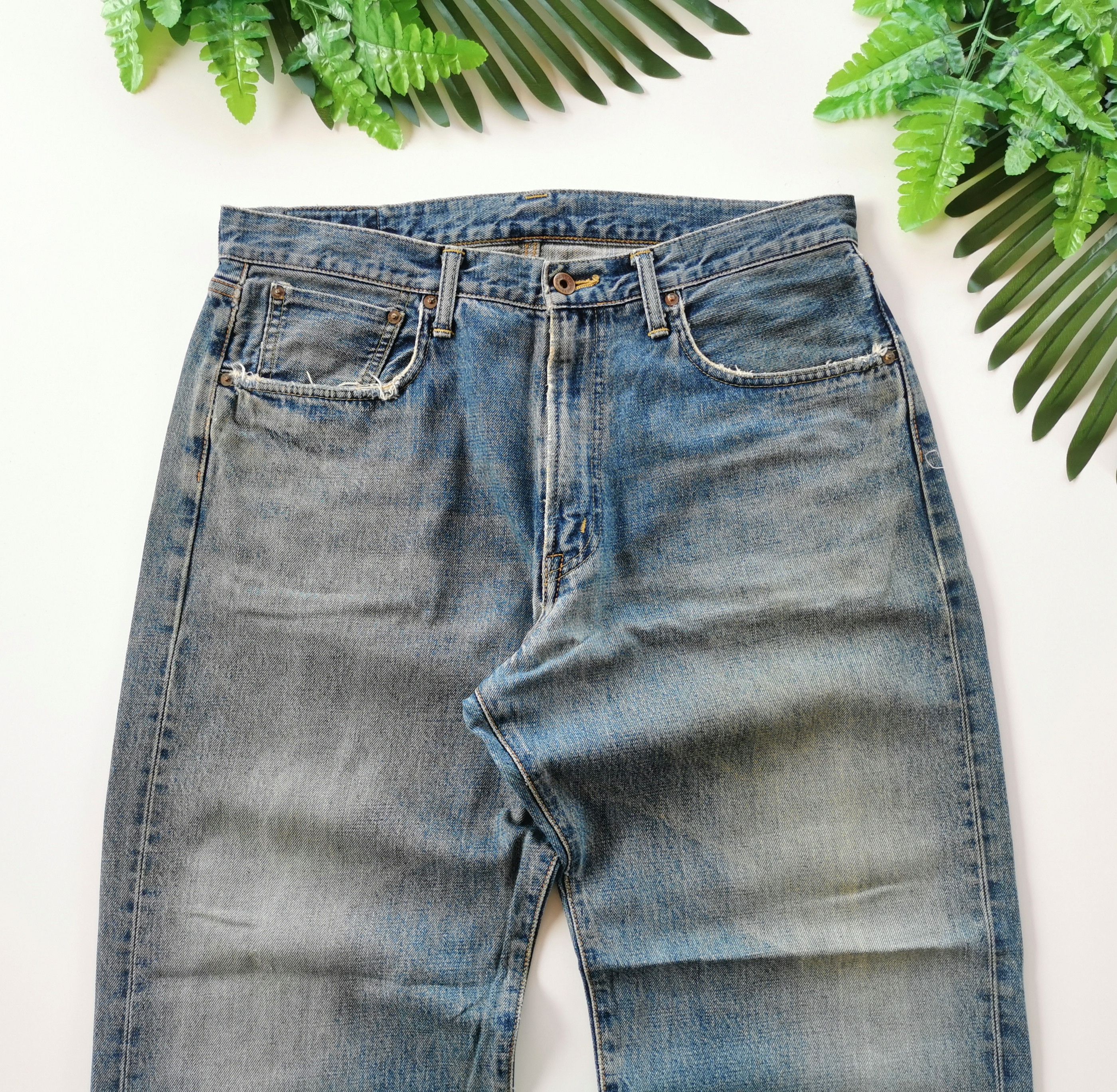 Edwin Avant Garde Edwin 505 Selvedge Baggy Jeans Size US 34 / EU 50 - 2 Thumbnail