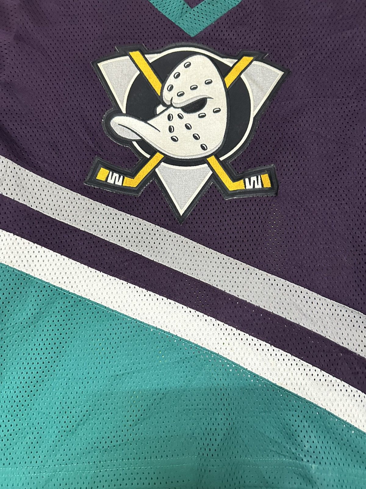 NHL Vtg 90s The Mighty duck jersey by CC. Size US S / EU 44-46 / 1 - 4 Thumbnail