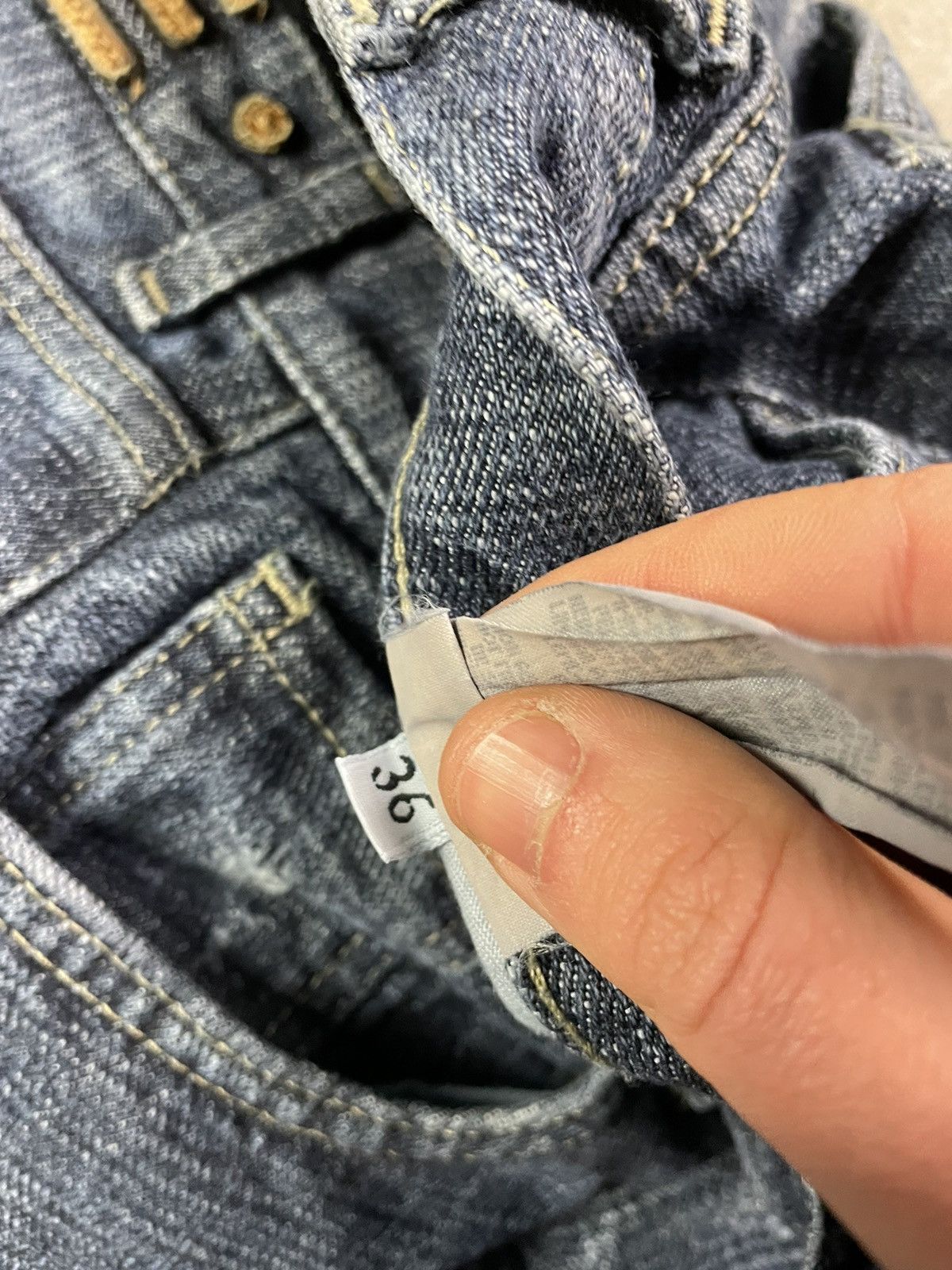 If Six Was Nine × Japanese Brand × Le Grande Bleu (L.G.B.) Vintage Y2K e Play Distressed denim Flared Jeans Pants Size US 28 / EU 44 - 7 Thumbnail