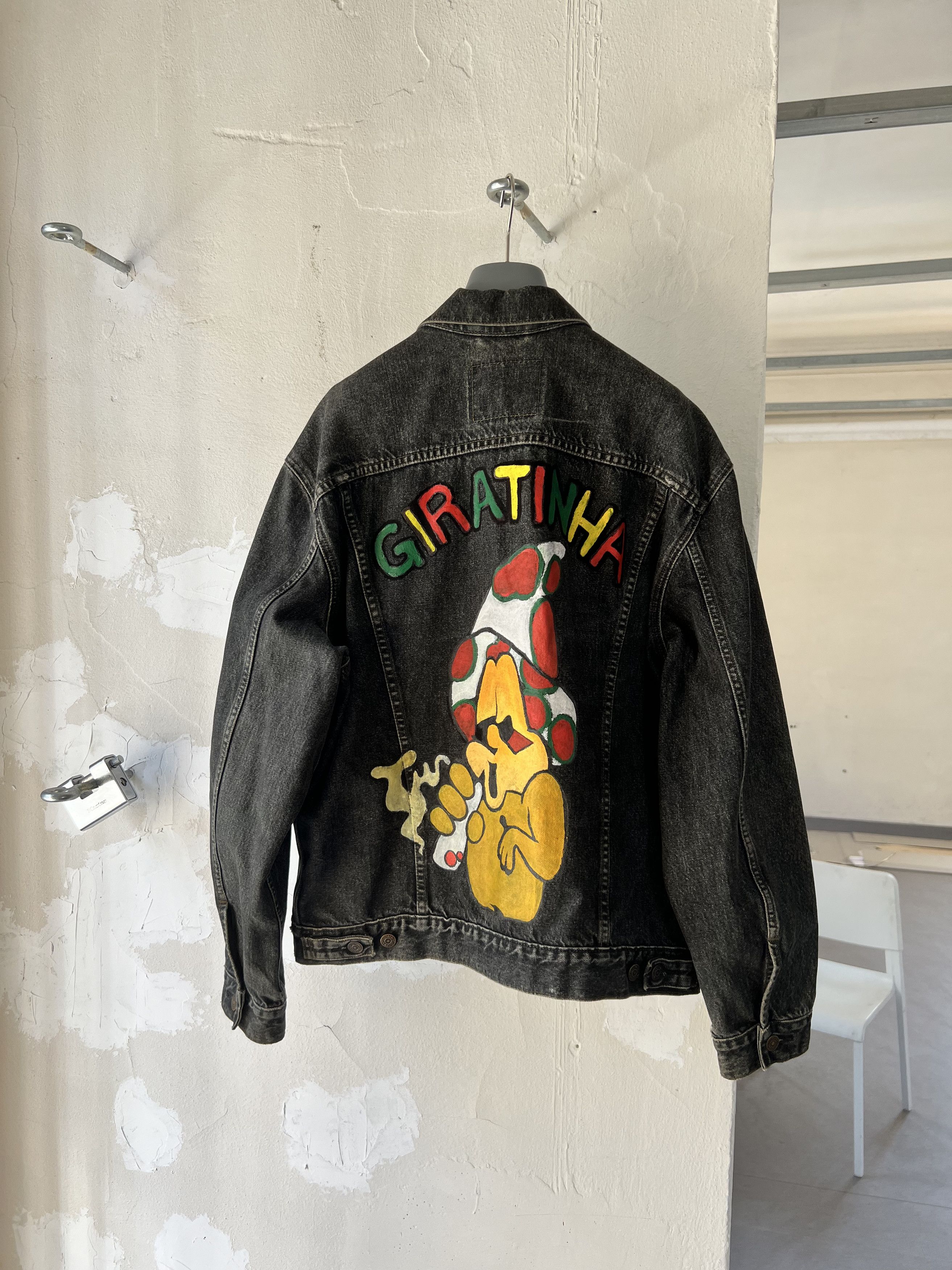 Levi's Vintage Clothing Levis Vintage Mushroom Giratinha Weed Heavy Denim Jacket Size US L / EU 52-54 / 3 - 2 Thumbnail