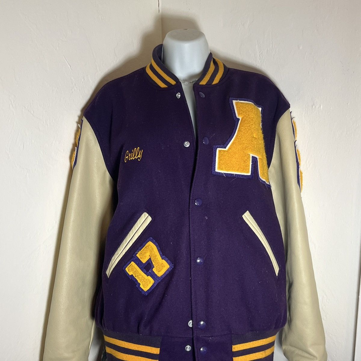 Other Vintage Varsity Bomber Jacket Small Size US S / EU 44-46 / 1 - 1 Thumbnail